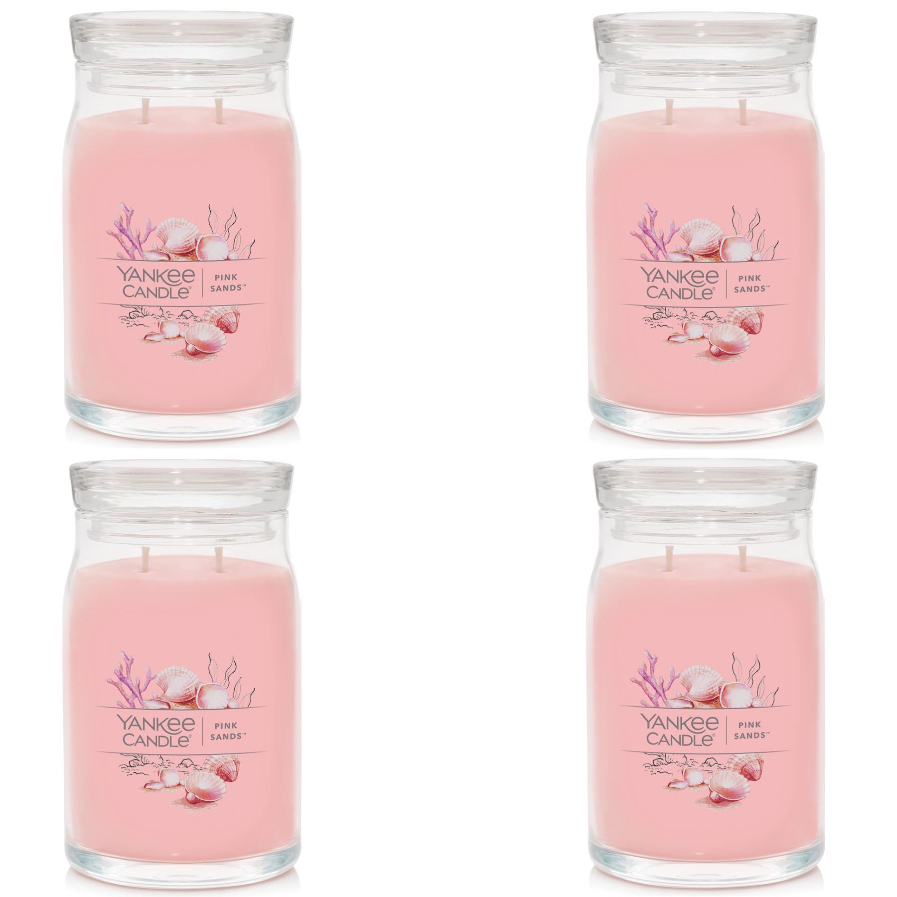 Signature Large Jar Candle - Pink Sands (set of 4)