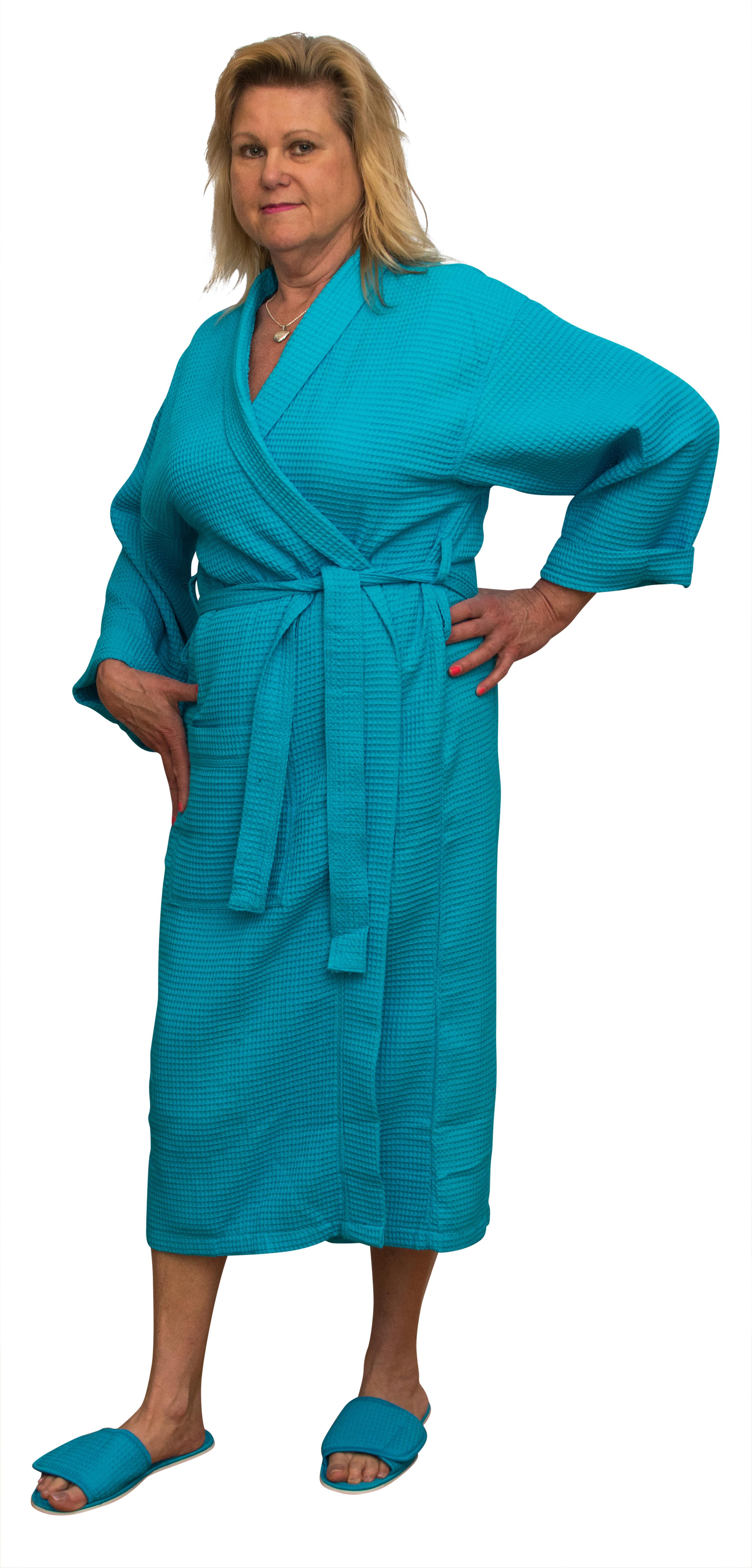 Full Length Robe 48" - Tropical Blue