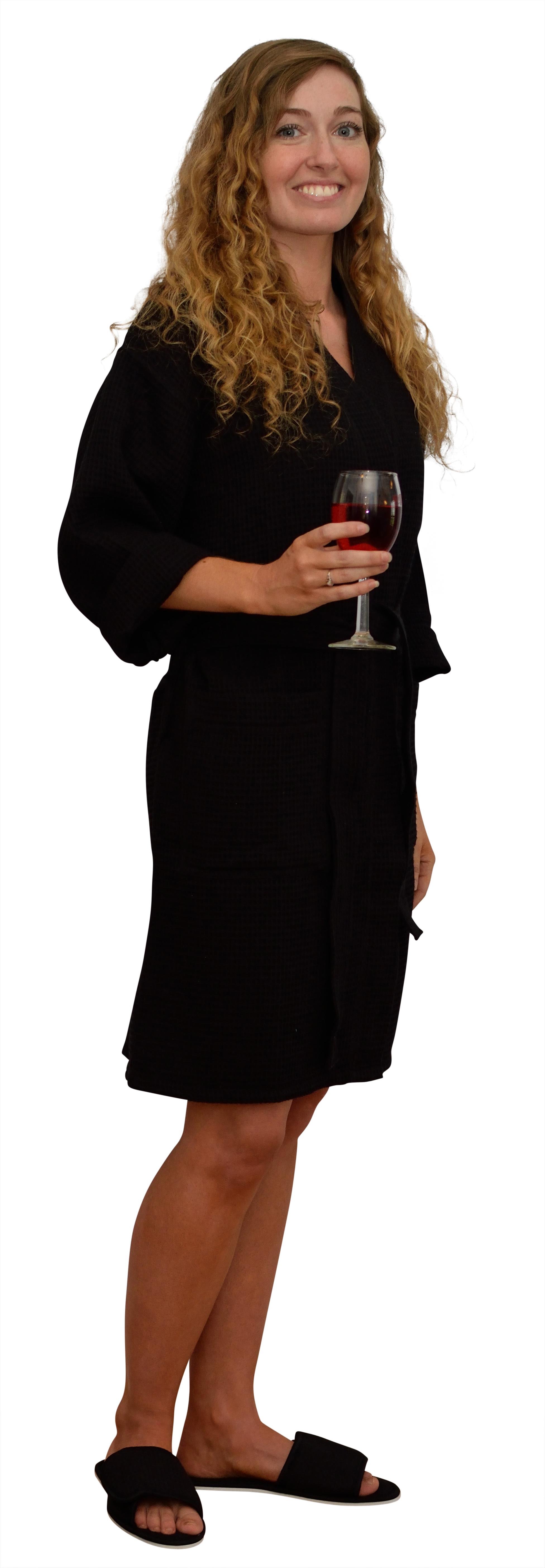 Knee Length Robe 36" - Black