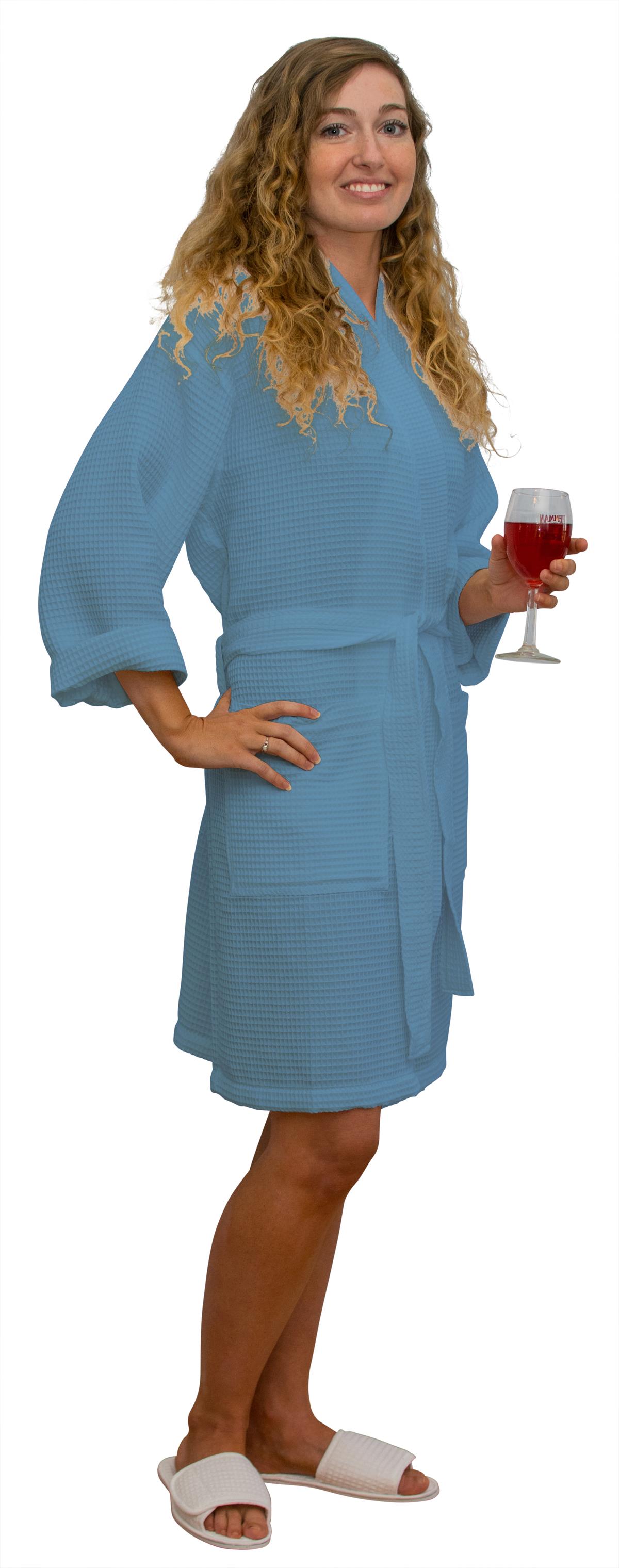 Knee Length Robe 36" - Carolina Blue