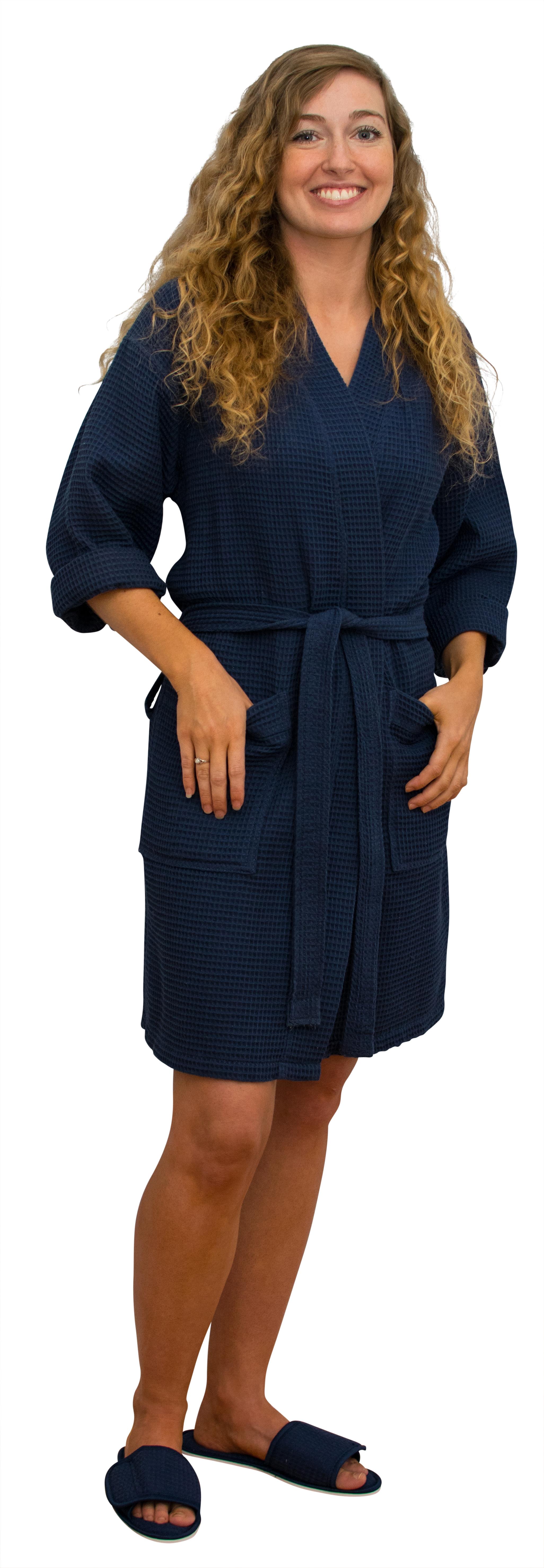 Knee Length Robe 36" - Navy