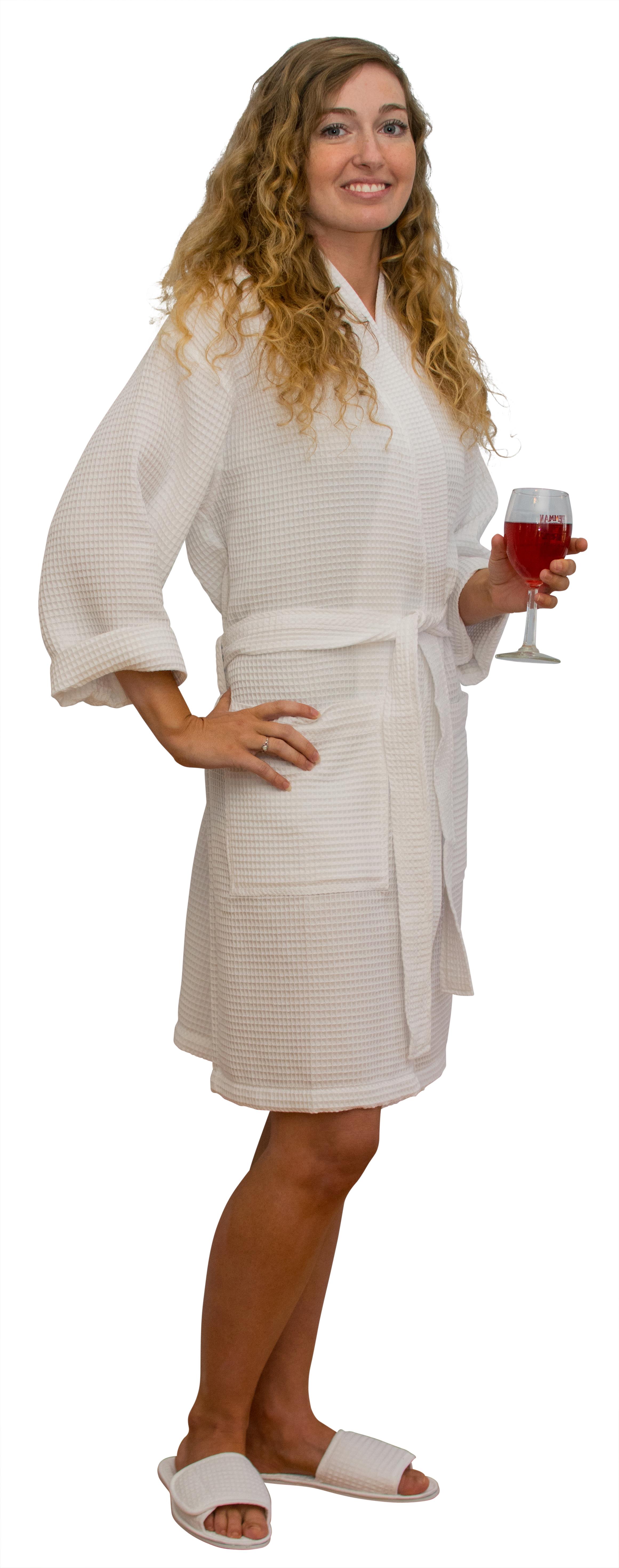 Knee Length Robe 36" - White