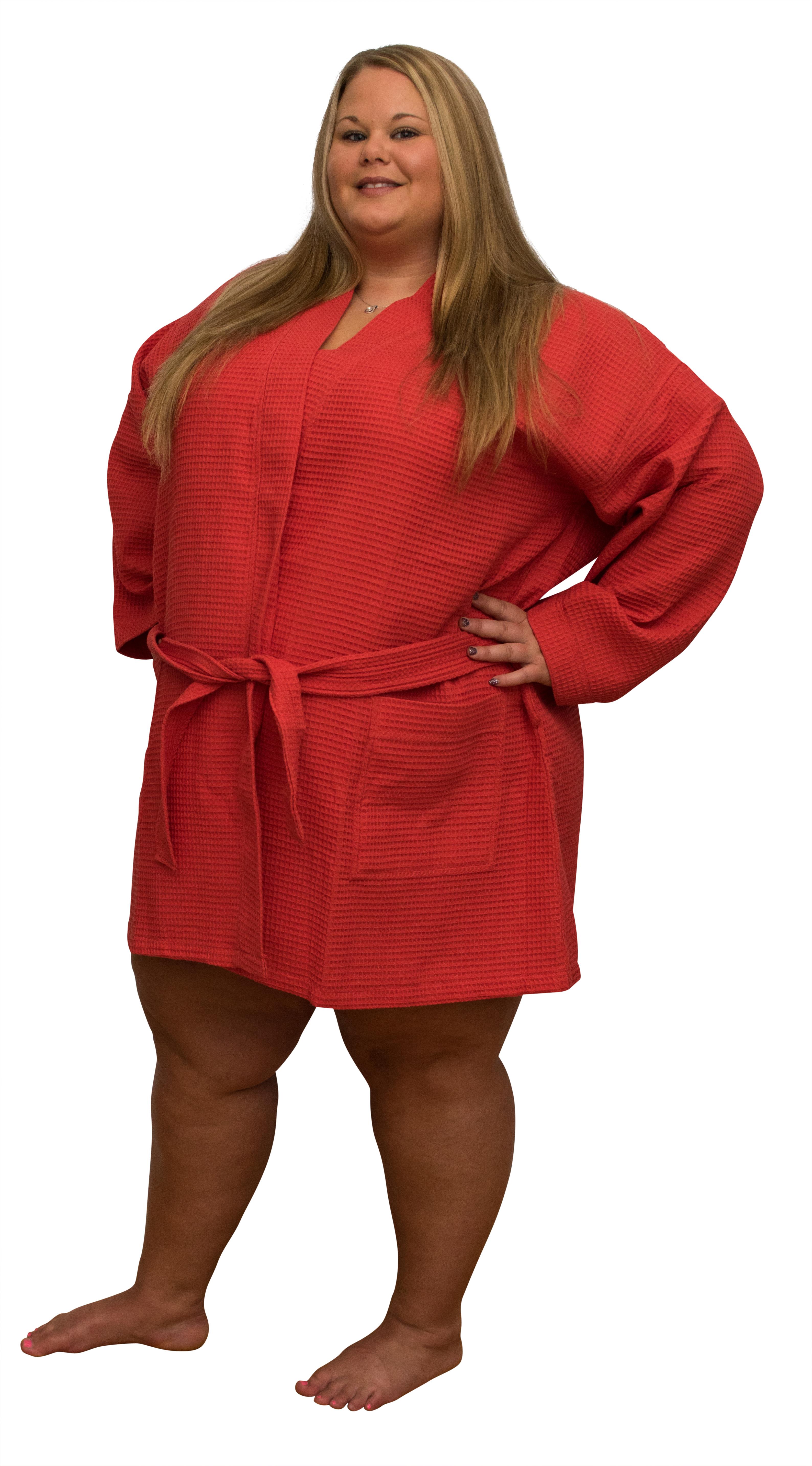 Knee Length Robe 36" - XXL - Red