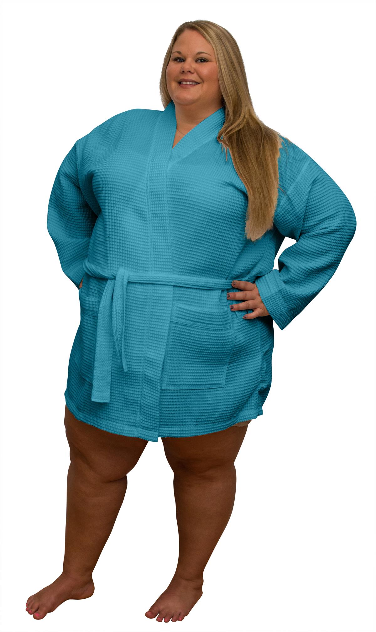 Knee Length Robe 36" - XXL - Tropical Blue