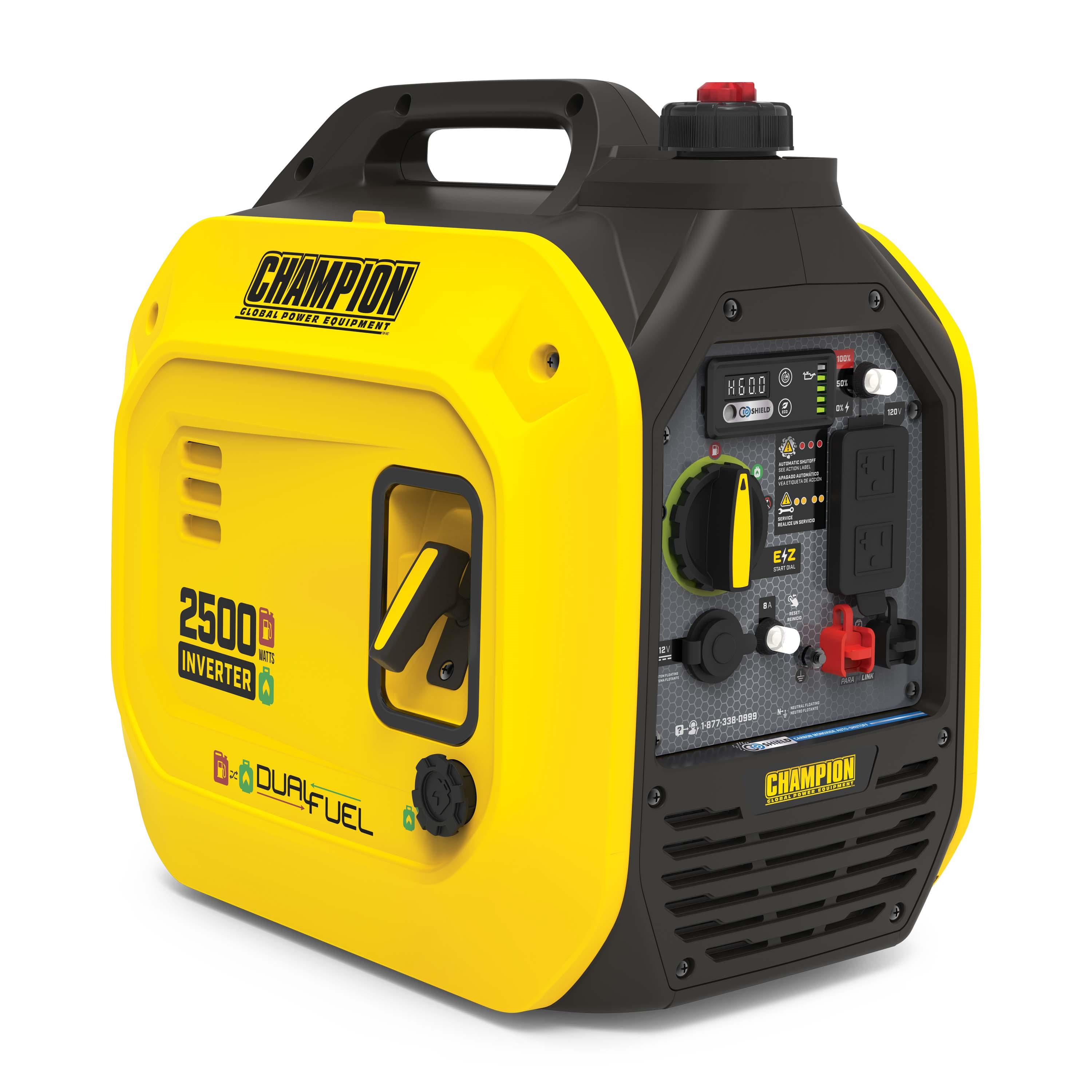 2500 Watt Dual Fuel Inverter with CO Shield