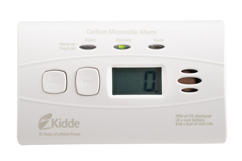 Digital Display 10yr Sealed Battery CO Alarm