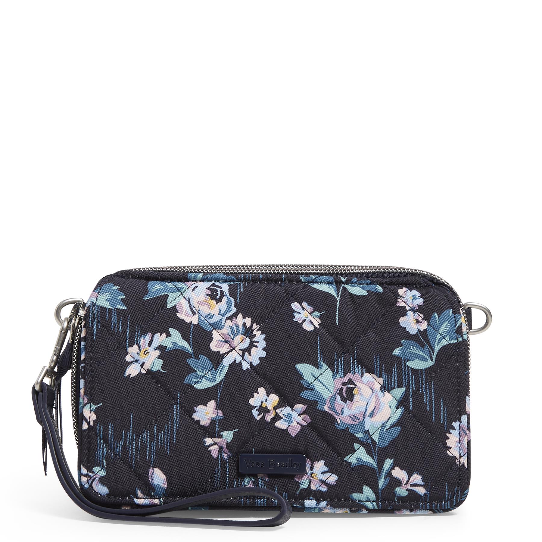 RFID All In One Crossbody - Performance Twill - Navy Garden