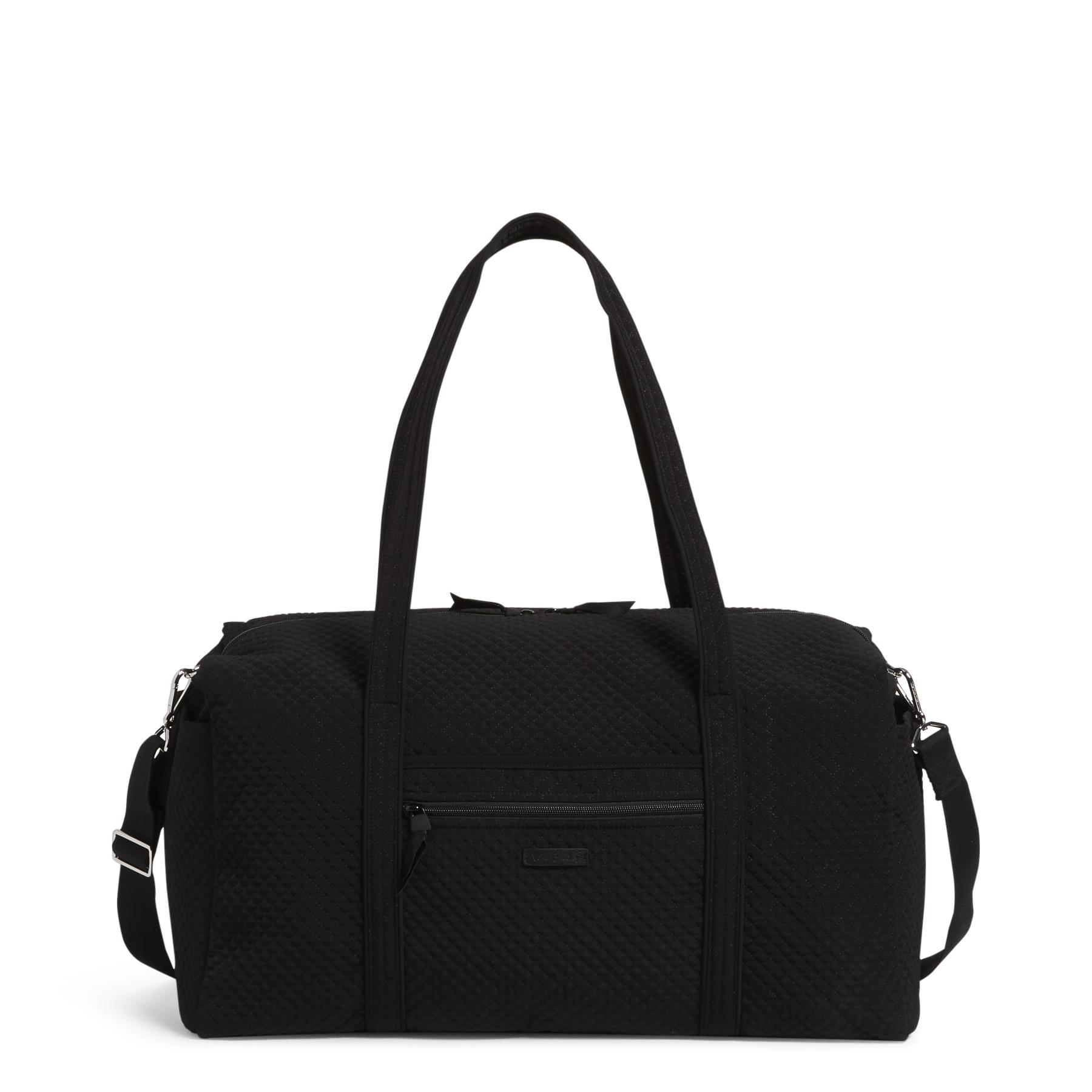 Large Travel Duffel - Microfiber - Classic Black