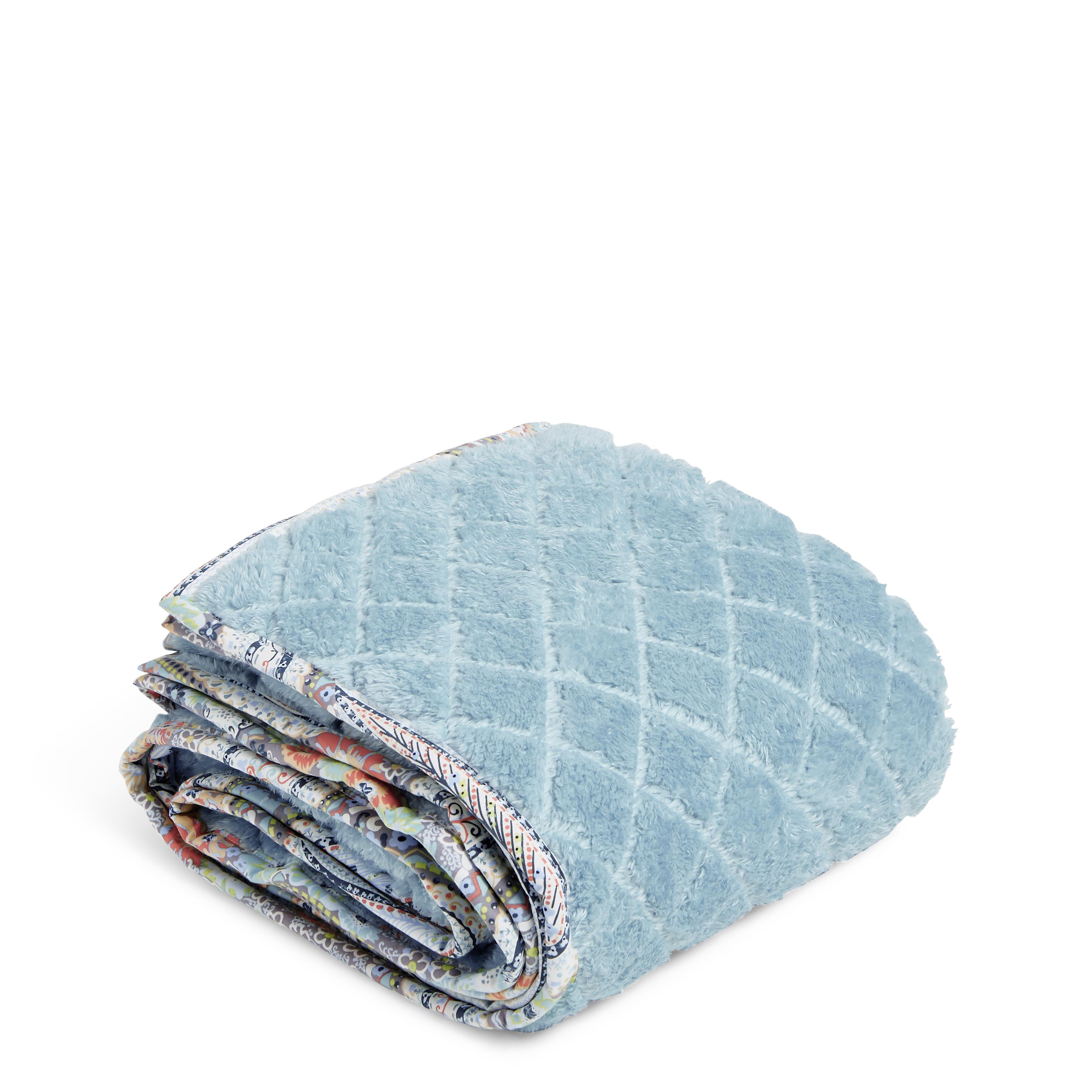 Solid Throw Blanket  -  Citrus Paisley