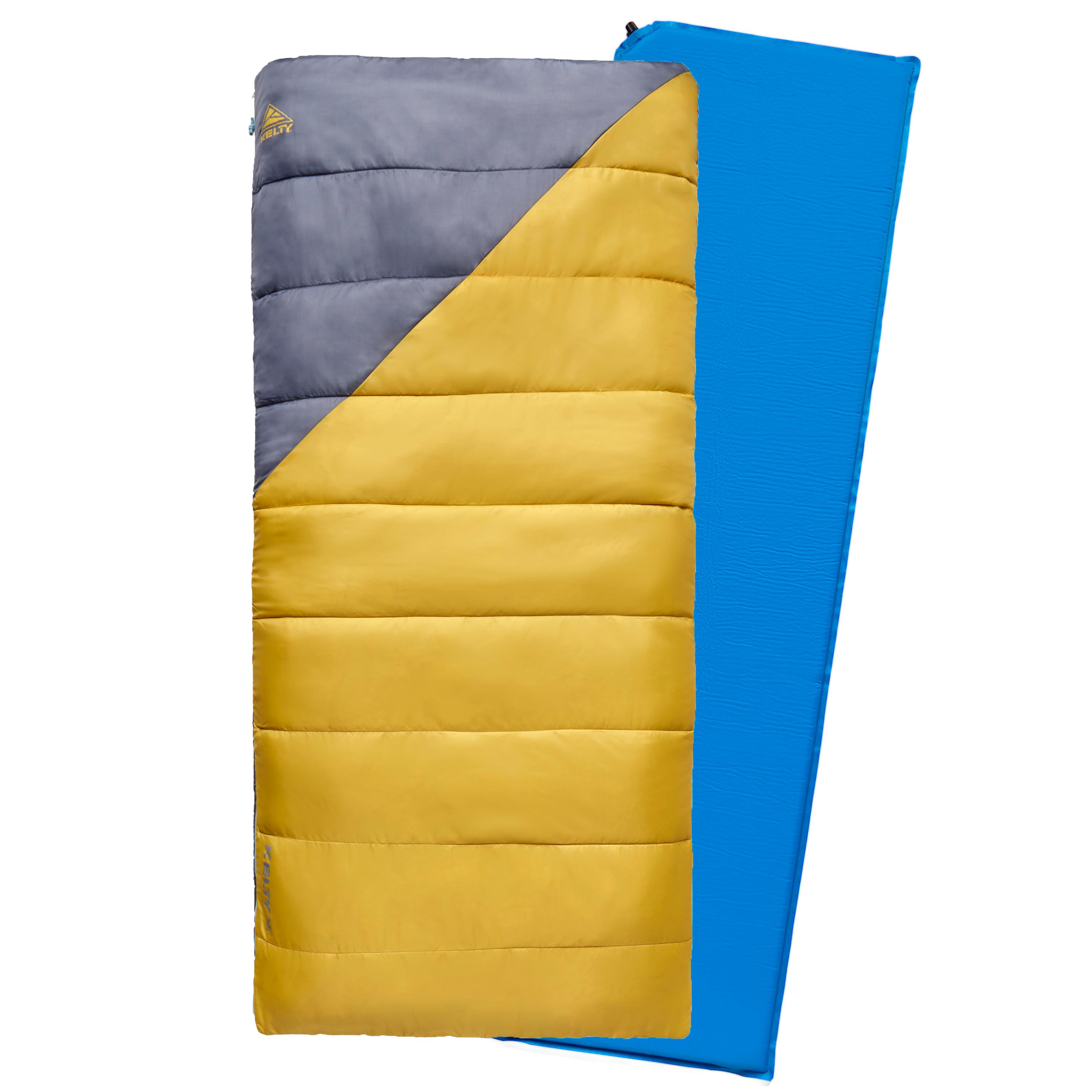 Campground Package -Sleeping Bag and PadBamboo/Grisaille