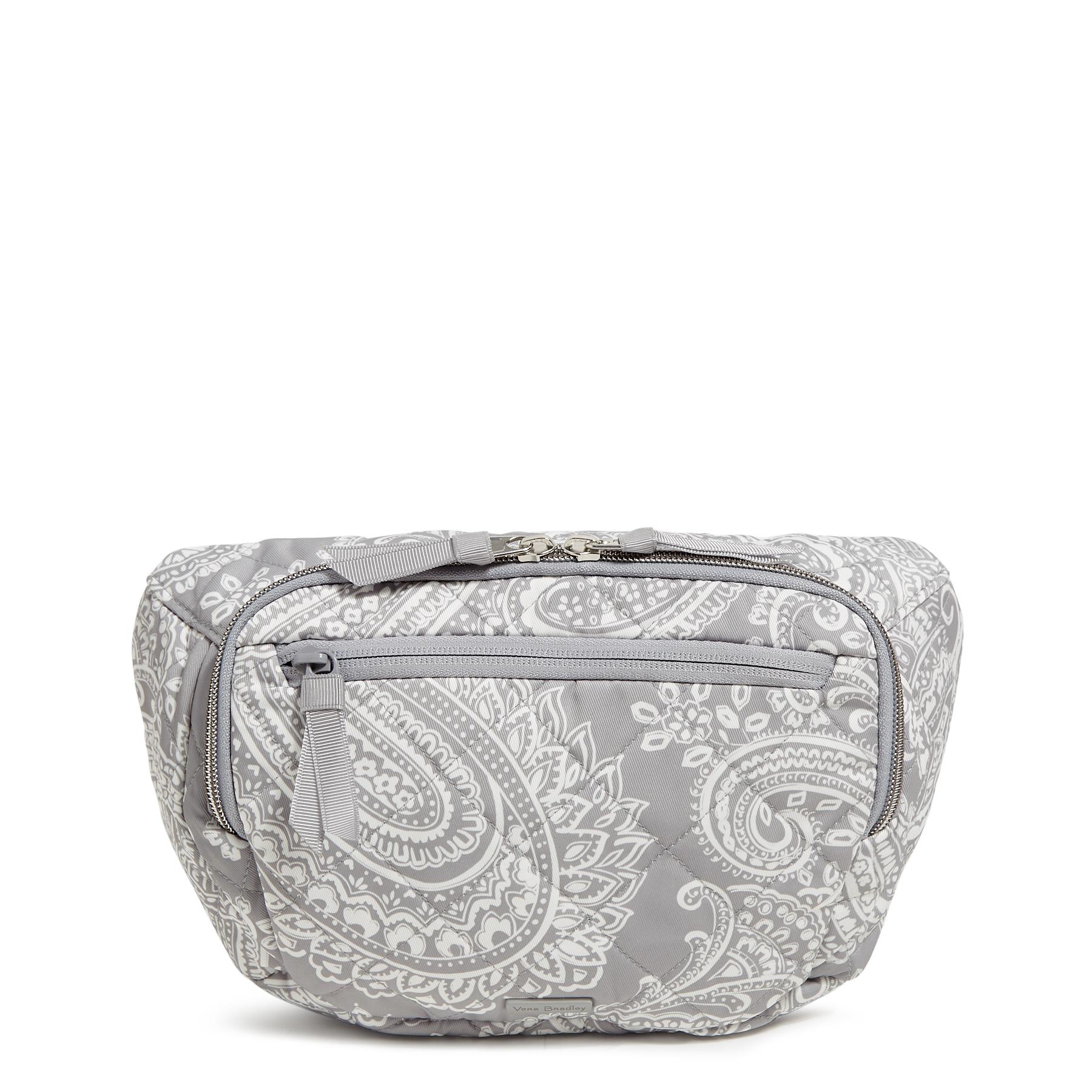 Large Belt Bag - Performance Twill - Cloud Gray Paisley