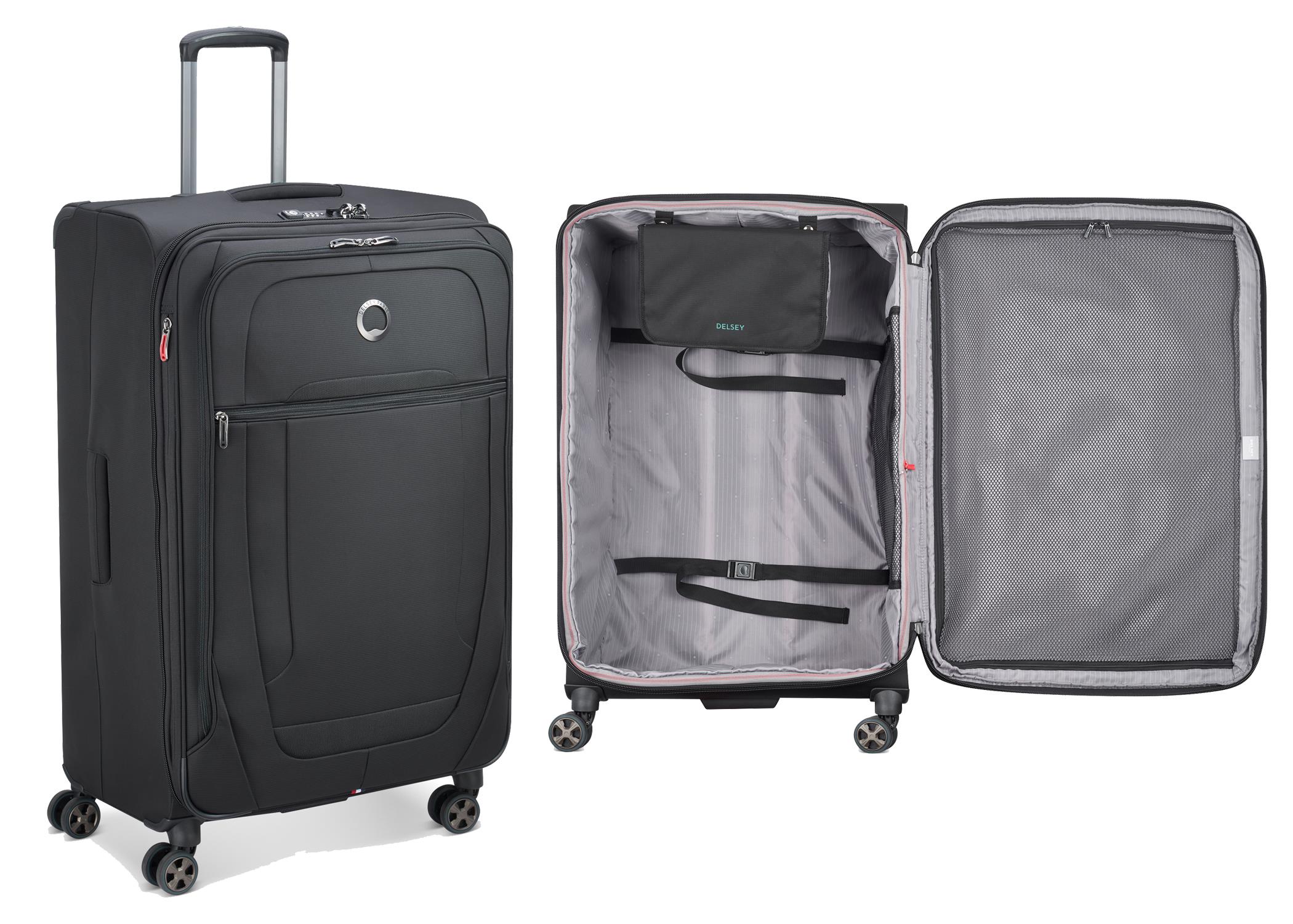 Helium DLX Softside 29" Exp. Spinner Upright - Black