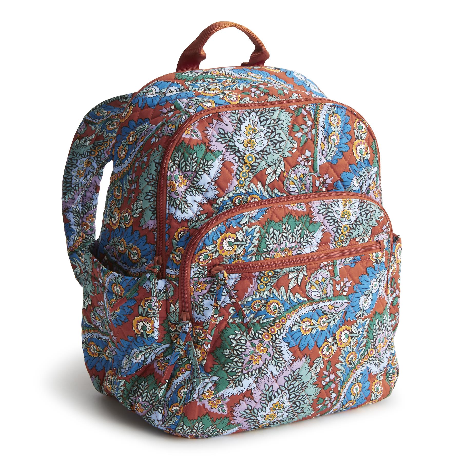 Bancroft Backpack - Flowers + Feathers - Cotton Gabardine
