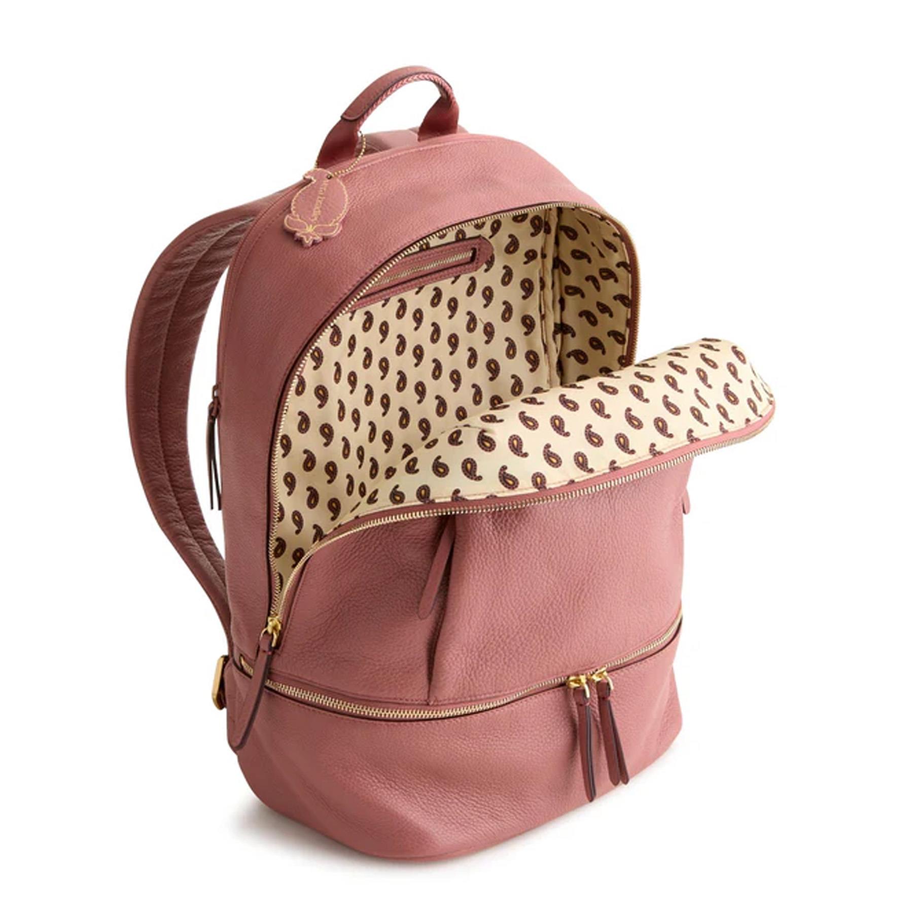 Chancery Backpack-Withered Rose-Leather