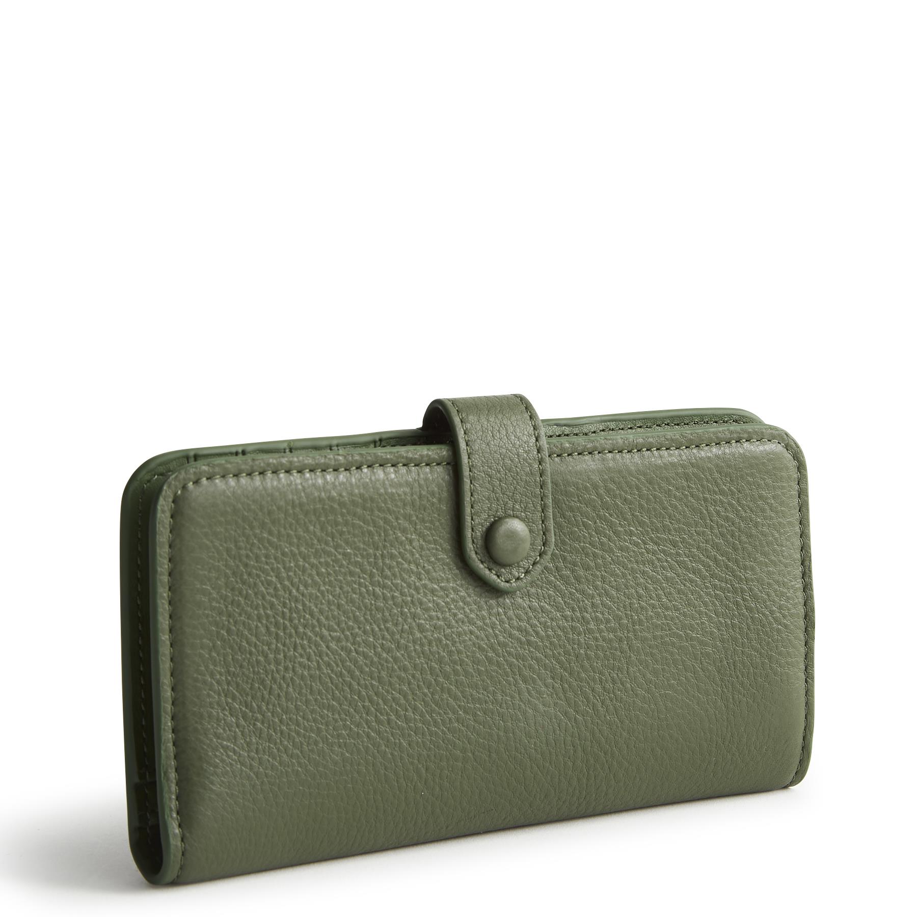 Tab Wallet - Bronze Green - Leather