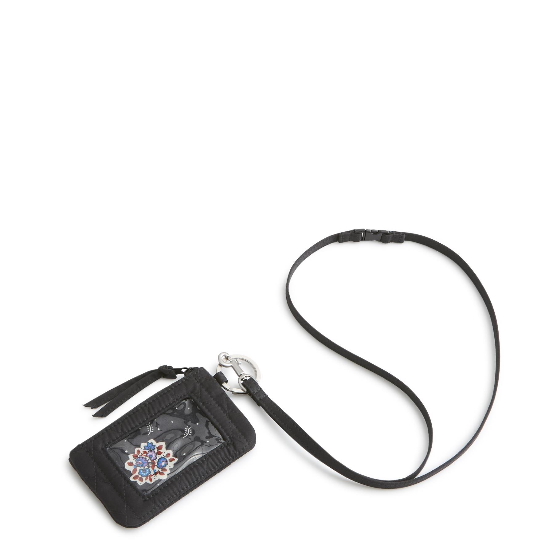 Zip ID Pouch w/Breakaway Lanyard -Moonless Night-Premium Cotton