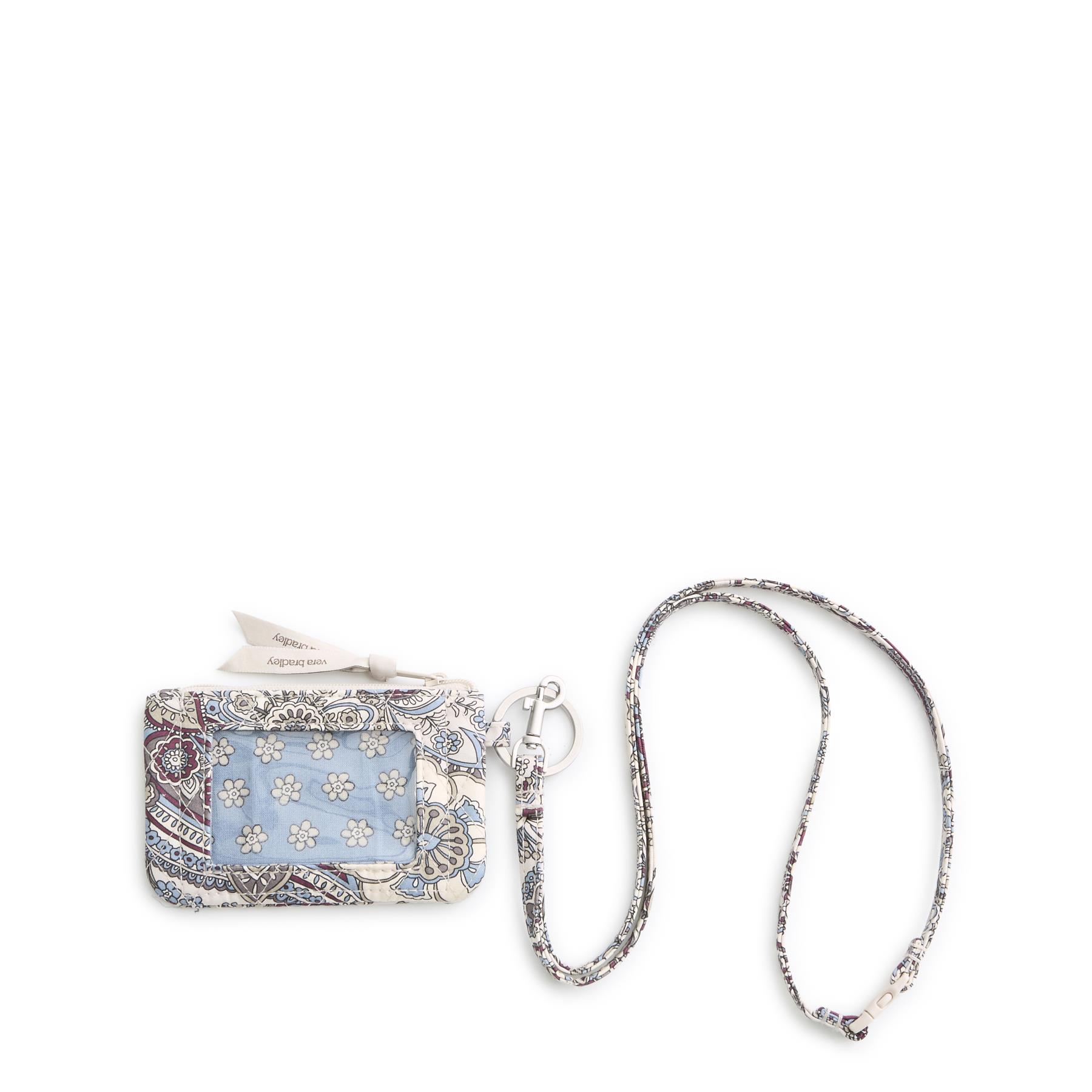 Zip ID Pouch w/Breakaway Lanyard - Neutral Rhapsody - Premium Cotton
