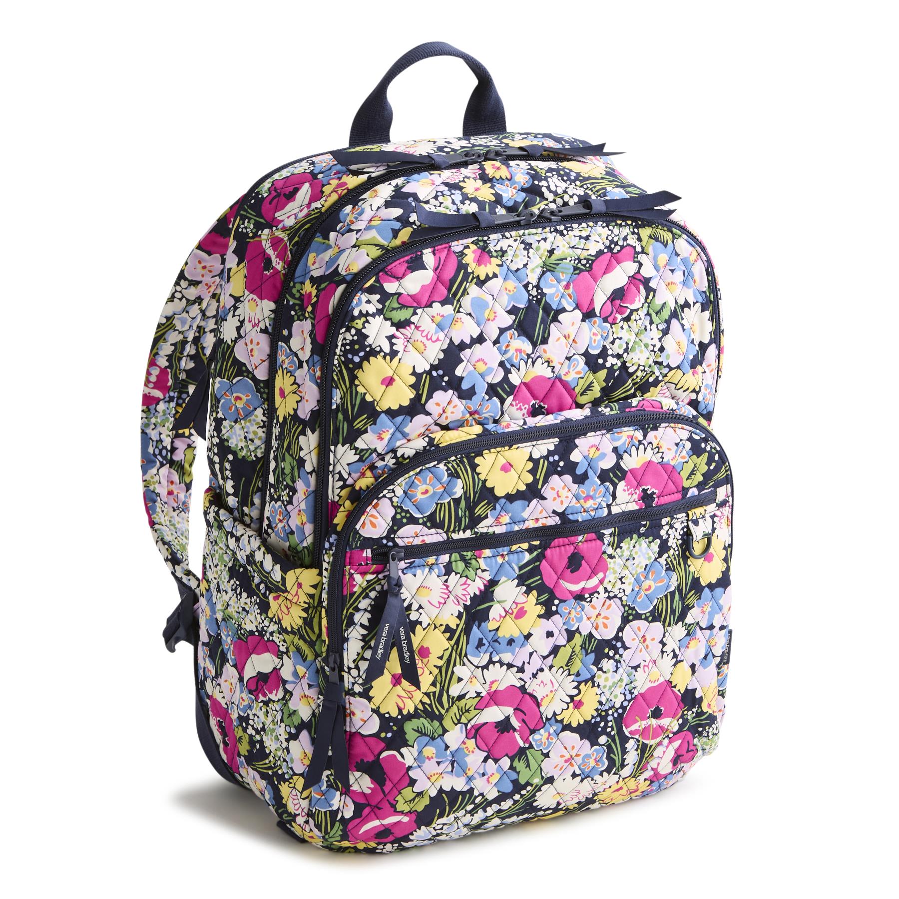 Large Bancroft Backpack - Poppy Fields - Premium Cotton
