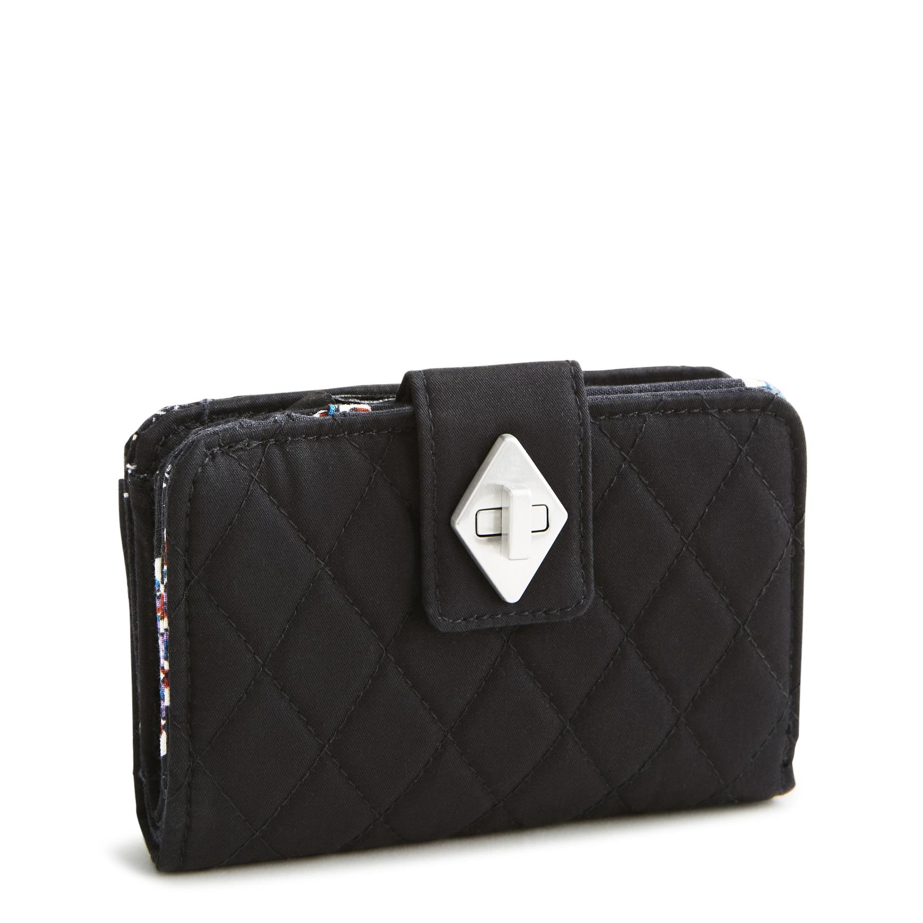 Small Turnlock Wallet - Moonless Night - Premium Cotton