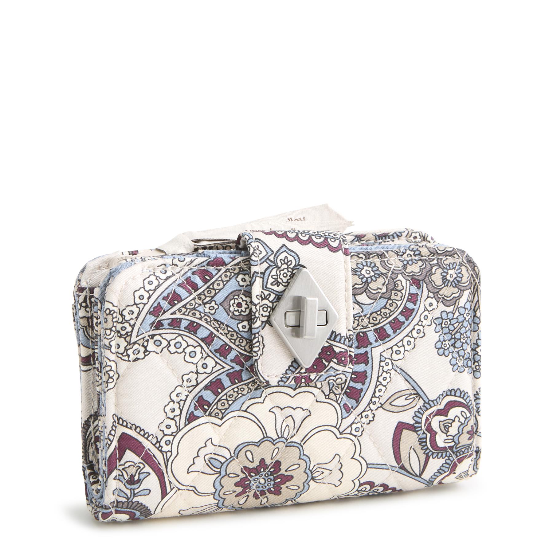 Small Turnlock Wallet - Neutral Rhapsody - Premium Cotton