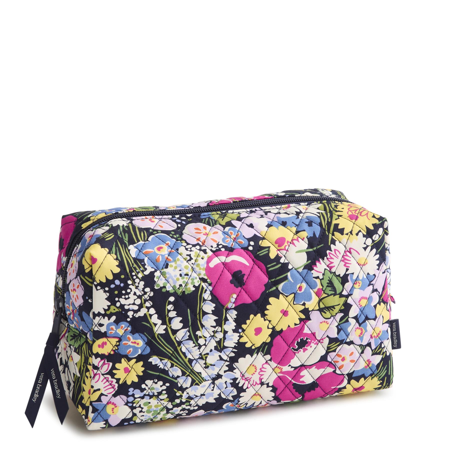 Large Cosmetic - Poppy Fields - Premium Cotton