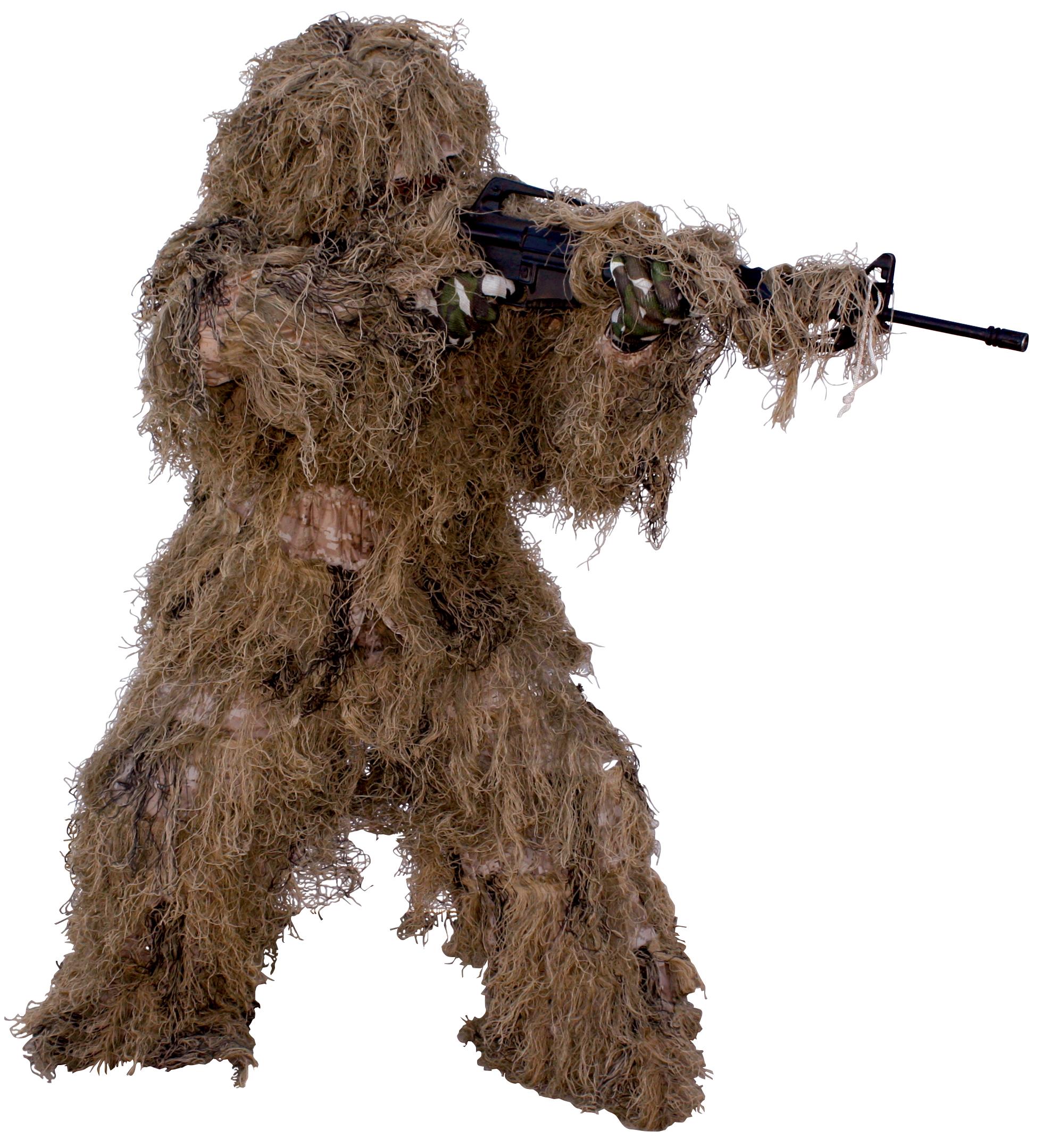 5-Piece Ghillie Suite Desert - Adult XL/XXL