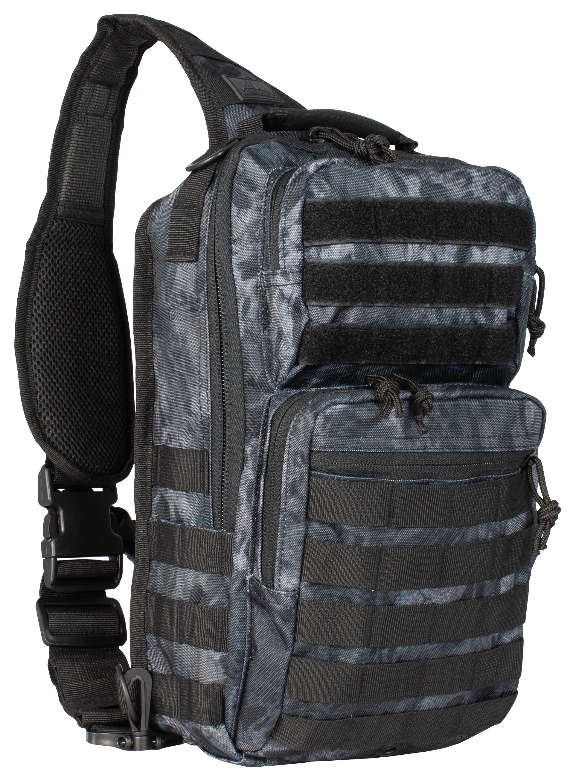 Large Rover Sling Pack - Black Out Camo