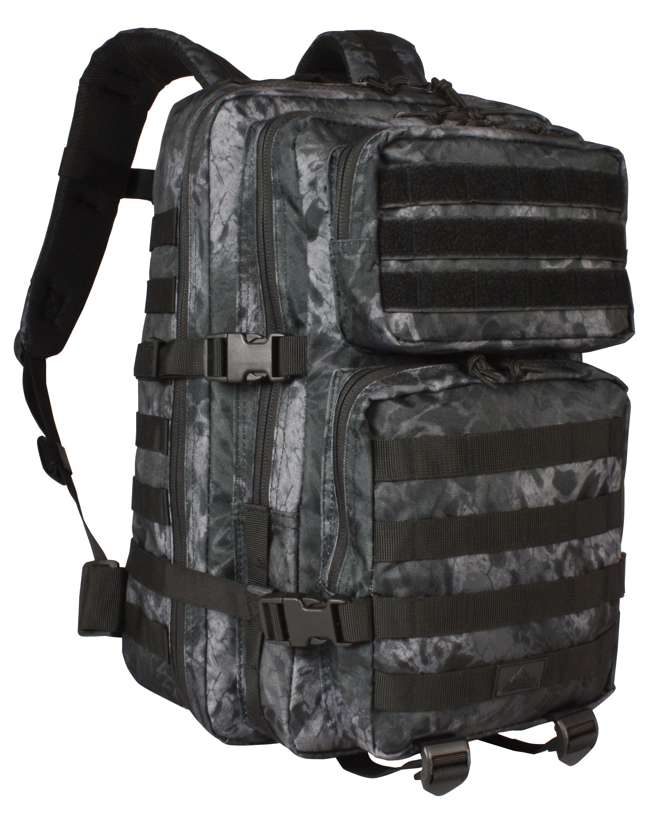 Large Assault Pack - Black Out Camo