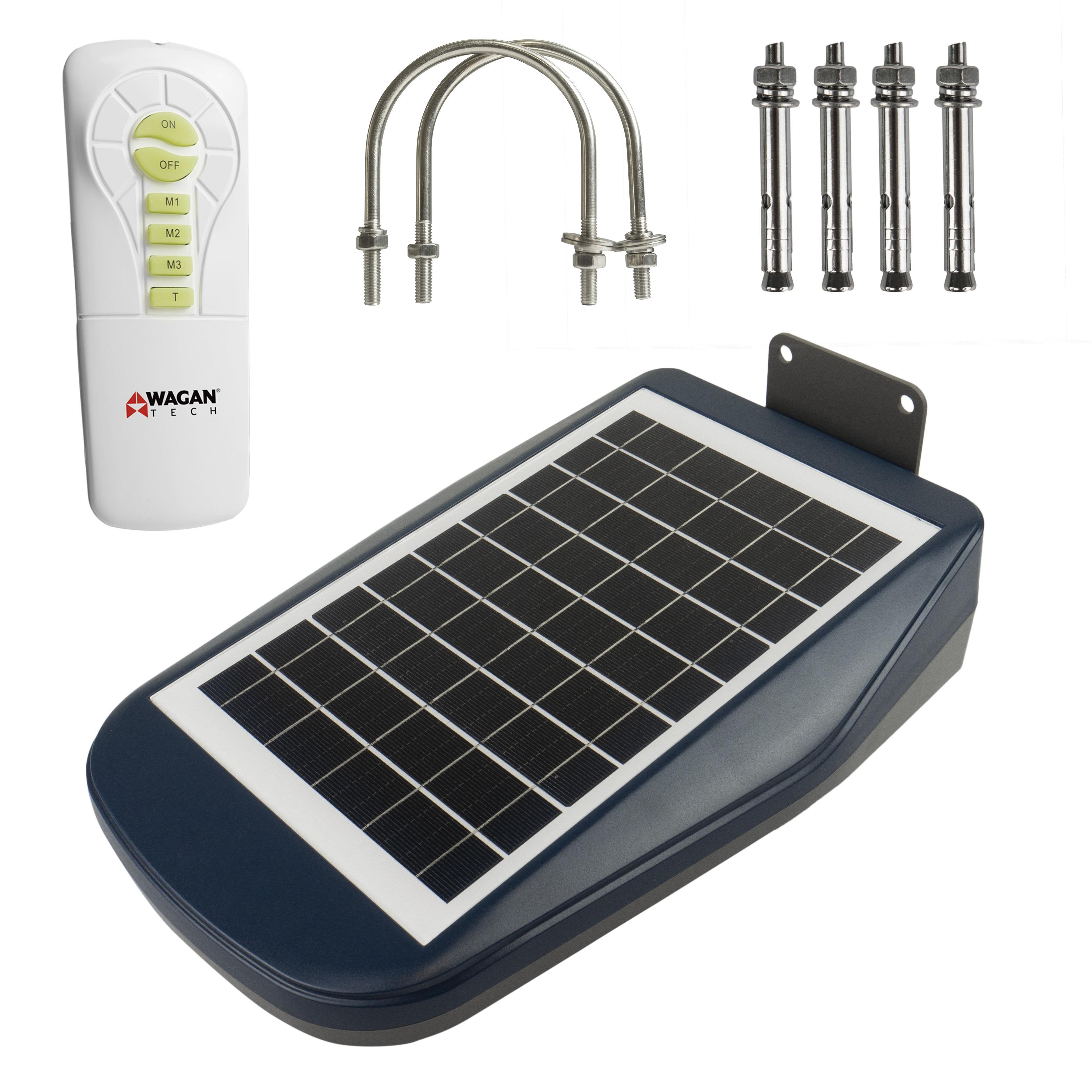 Solar + LED Floodlight 2000 w/remote