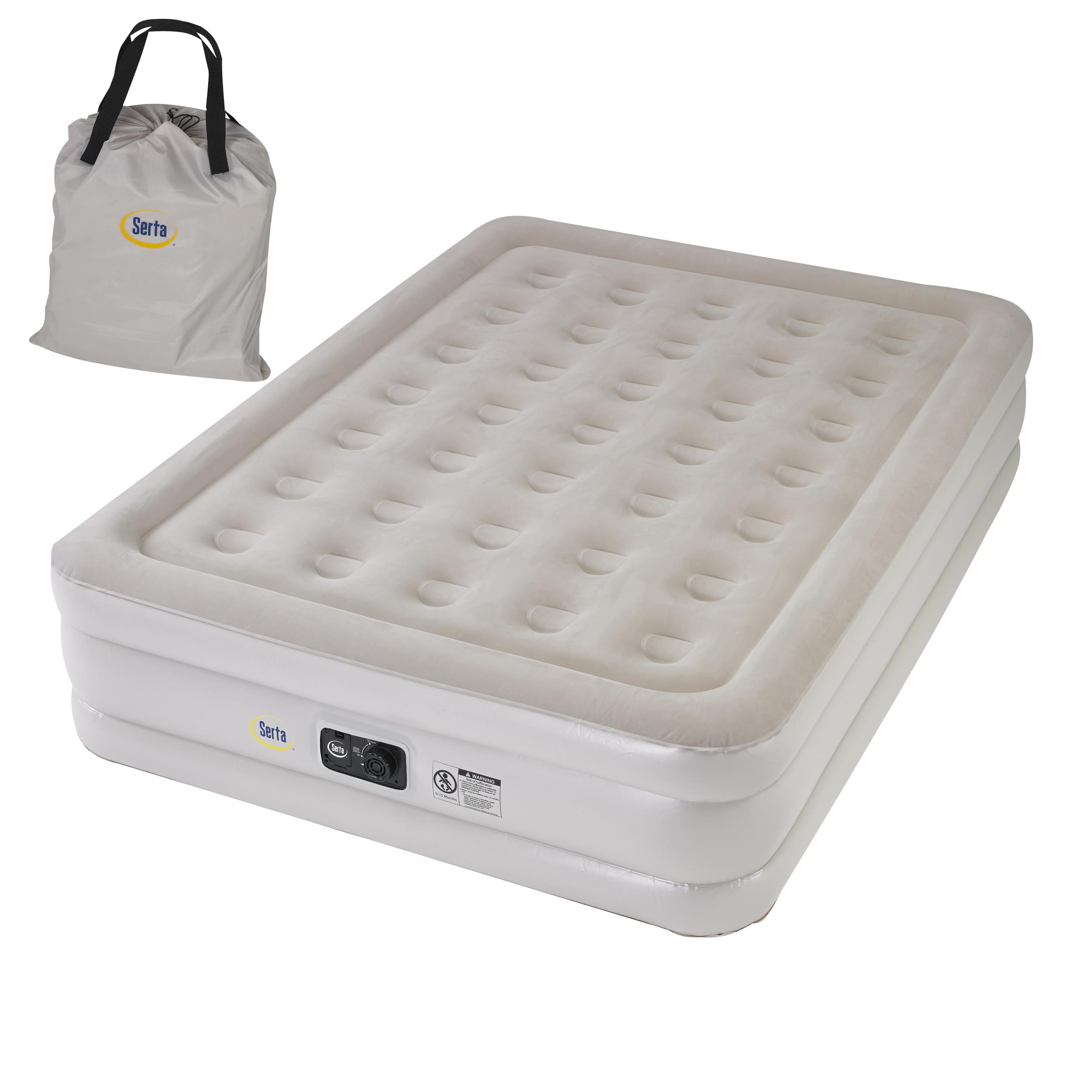 Serta® 18" Queen Airbed with Internal AC Pump