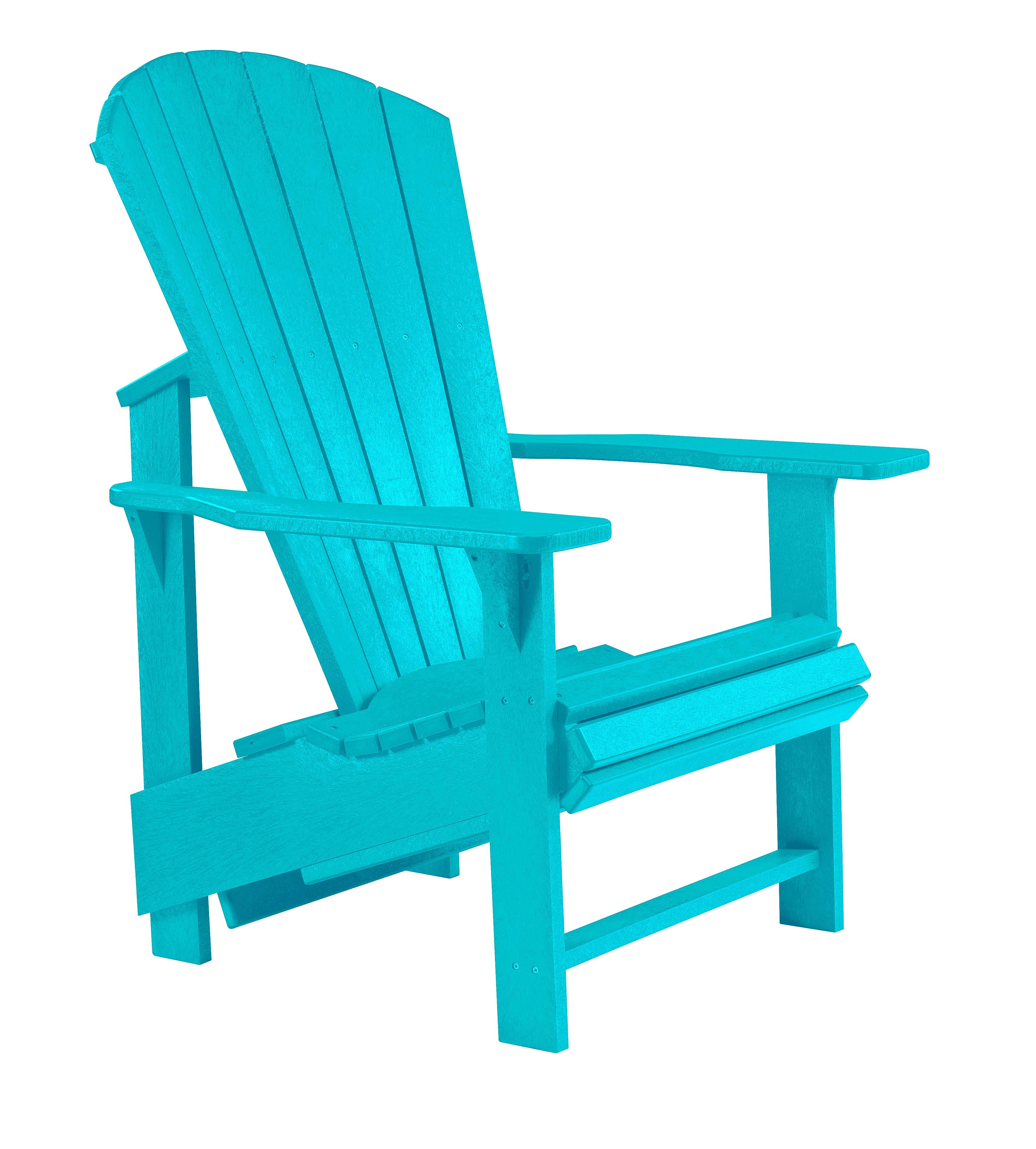 (Color:Turquoise) Upright Adirondack - Turquoise