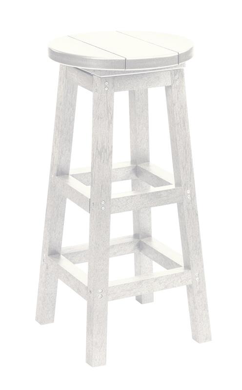 Bar Stool - White