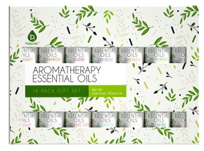 Essential Aromatherapy Oils - 14 Pack Gift Set