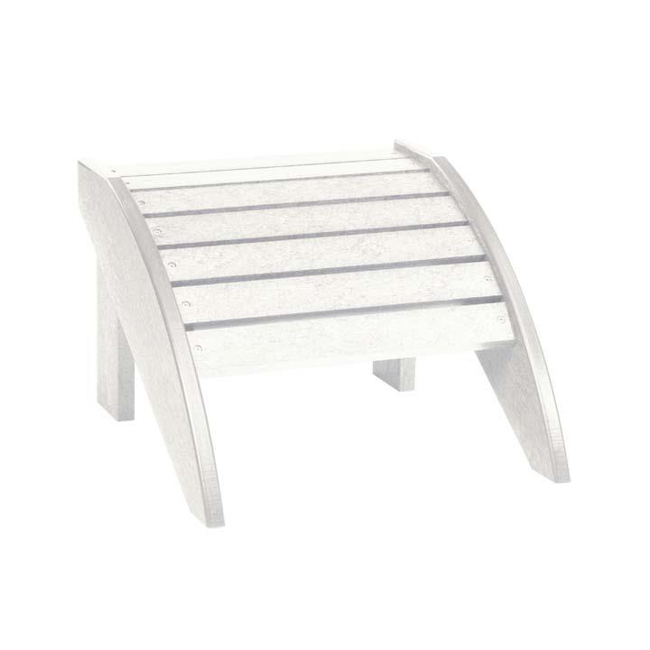 (Color:White) Footstool - White