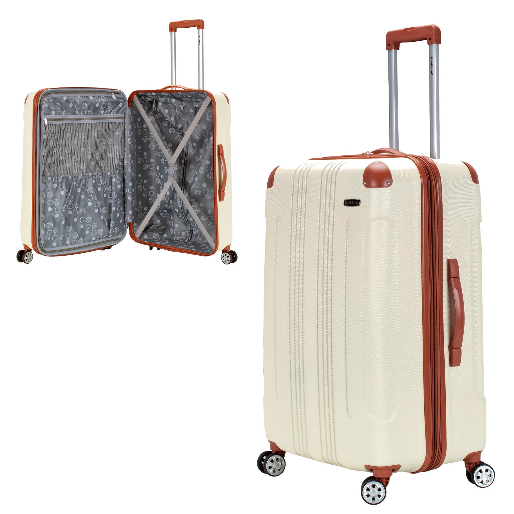 London ABS 28" Expandable Upright Spinner - White
