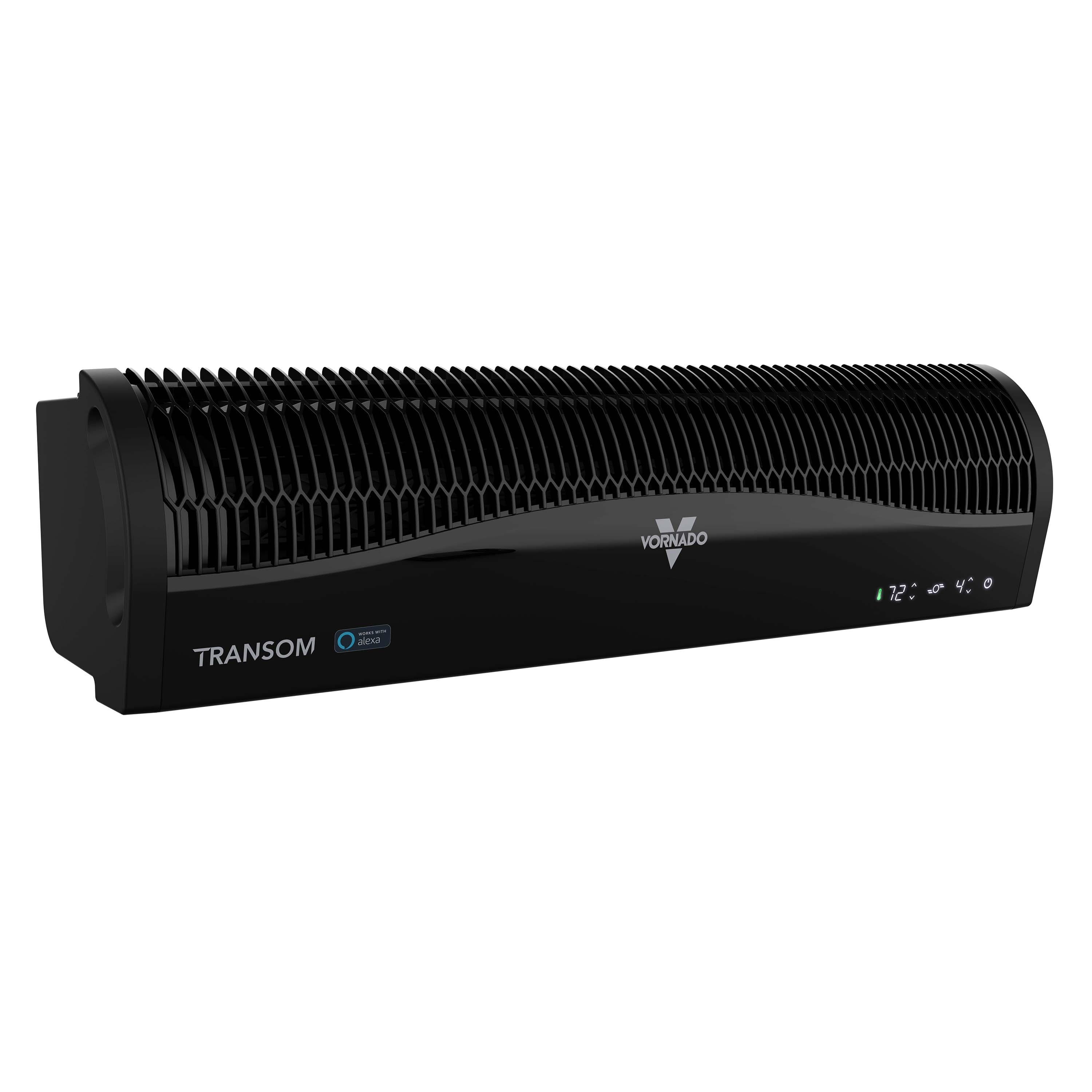 TRANSOM AE Alexa Enabled Window Circulator Black