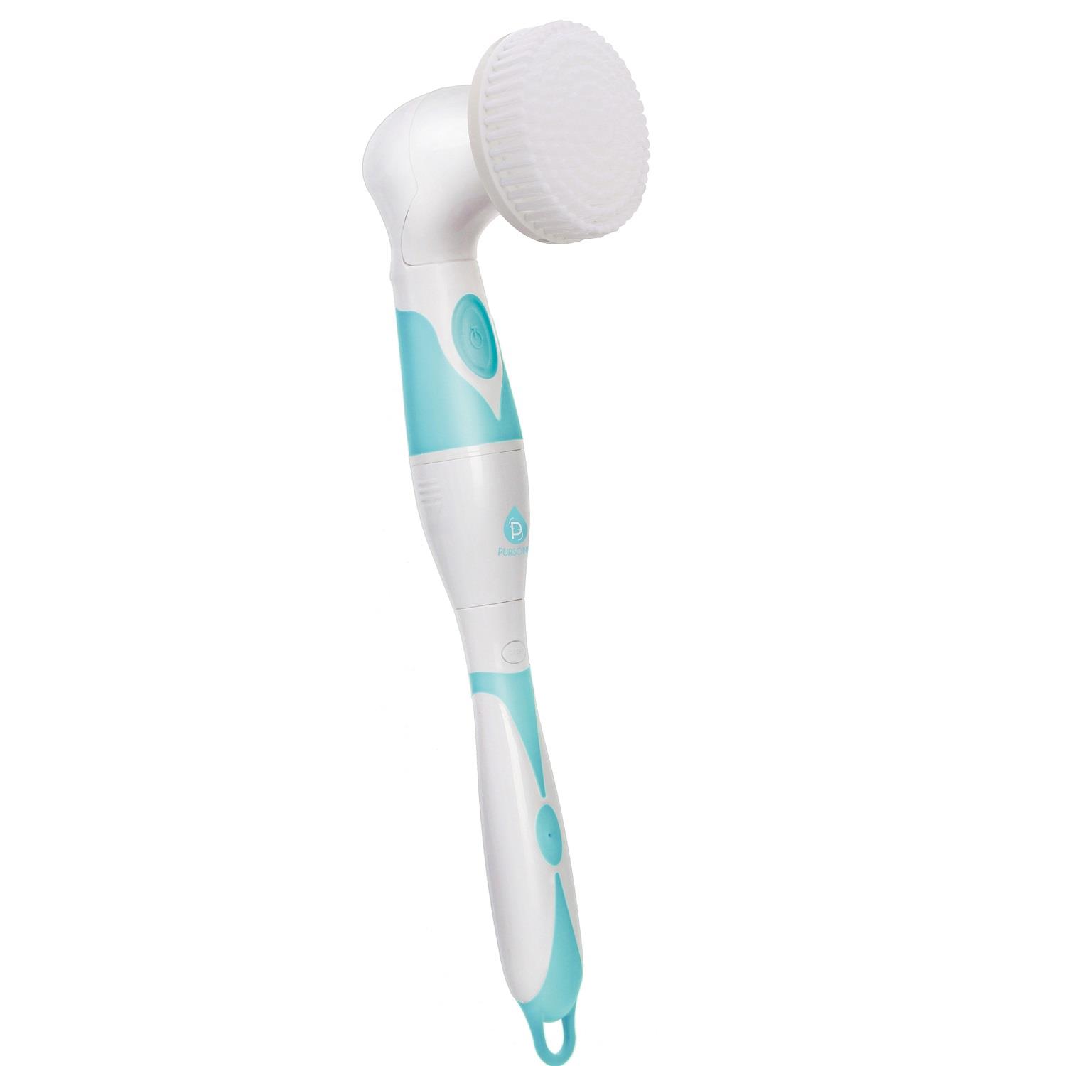 Advanced Facial & Body Cleansing Brush with Extended Handle