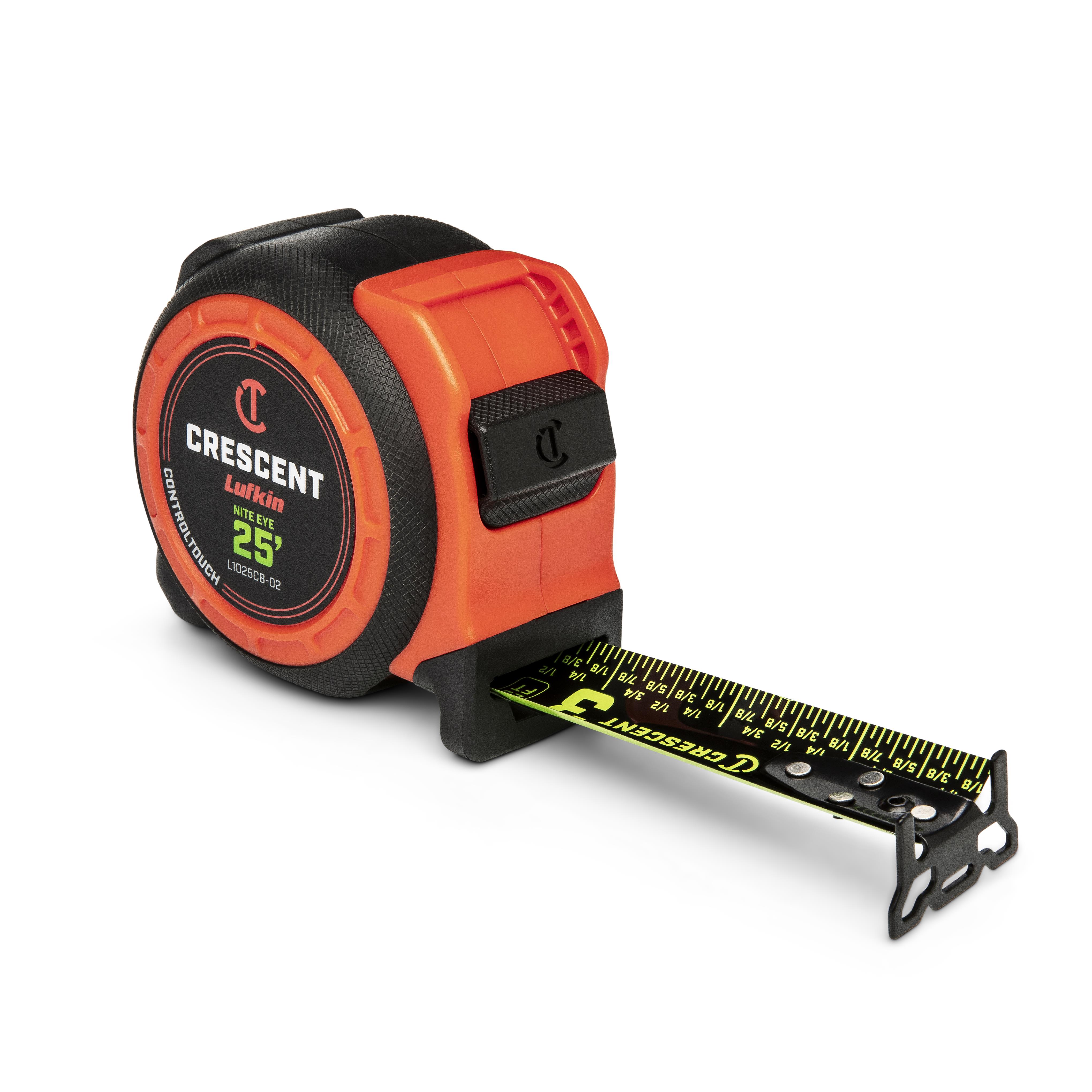 Lufkin 1-3/16" x 25' Control Touch Nite Eye Tape Measure