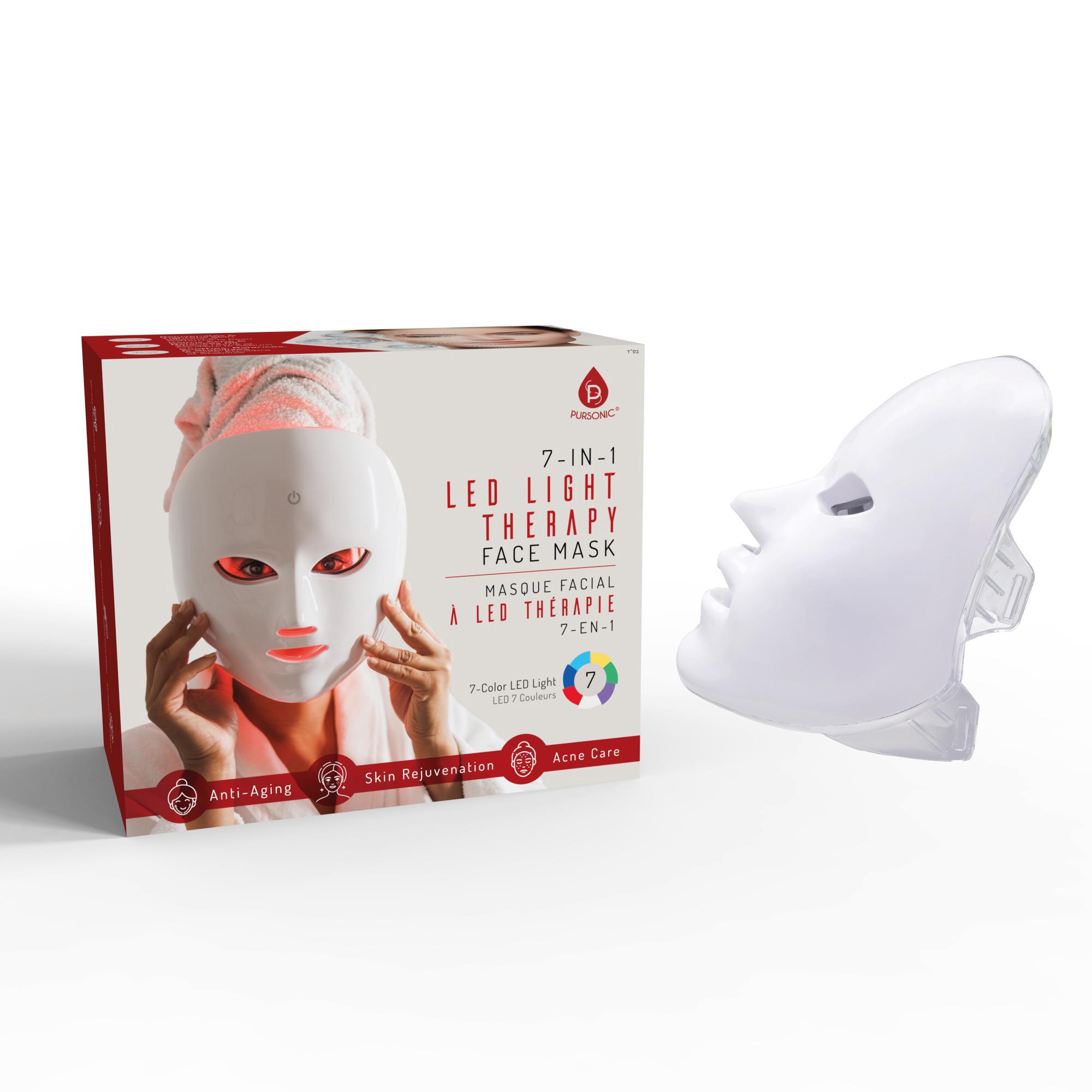 7-in-1 LED Light Therapy Face Mask