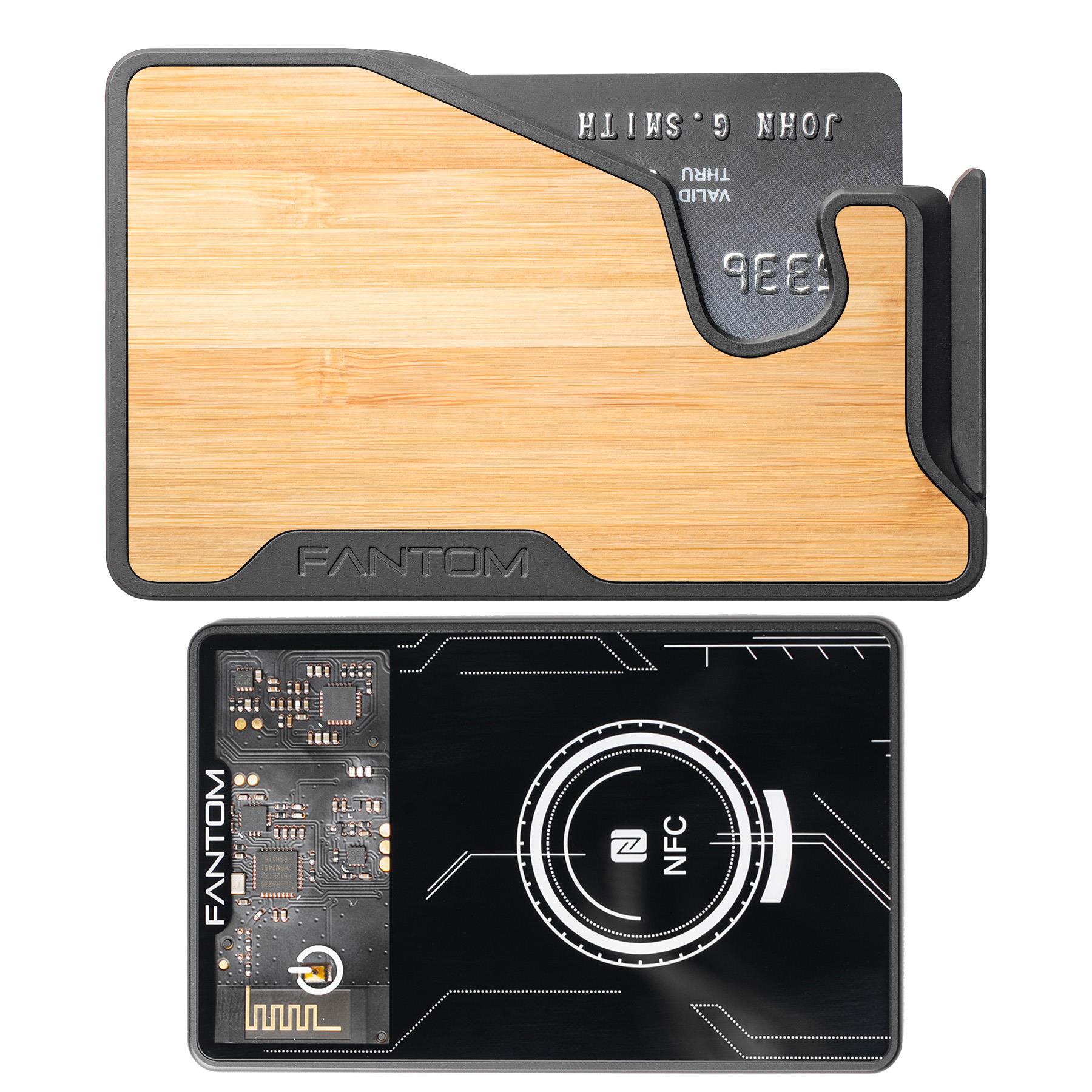 Fantom X Wallet, Slim, Bamboo with Always On Tracker Card