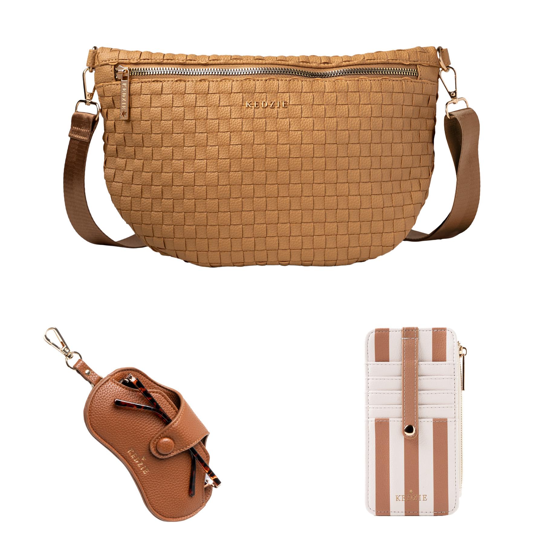 Kedzie Terrace Crossbody Tan Package