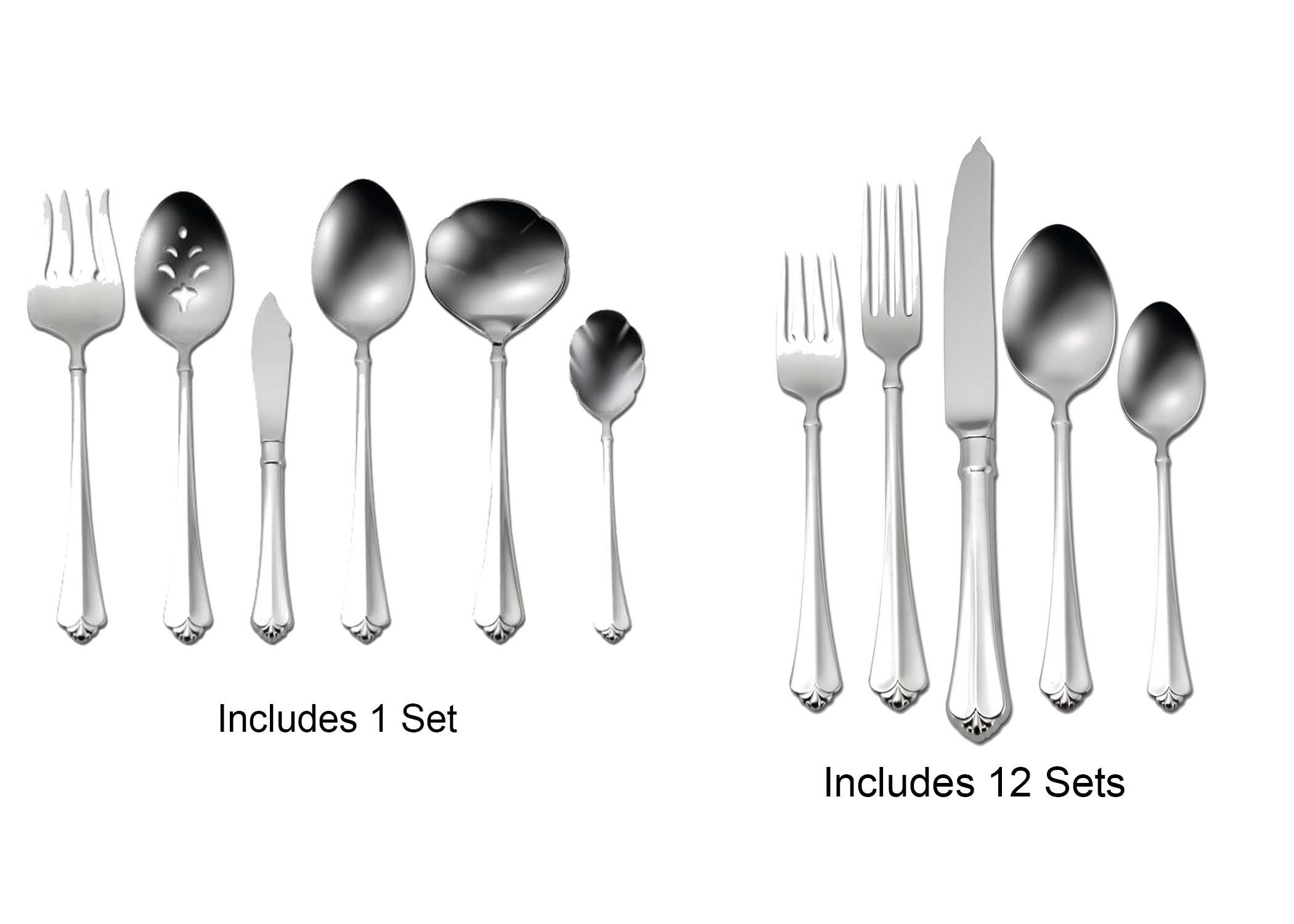 Julliard Flatware Service for 12 and 6 Pc. Serving Set