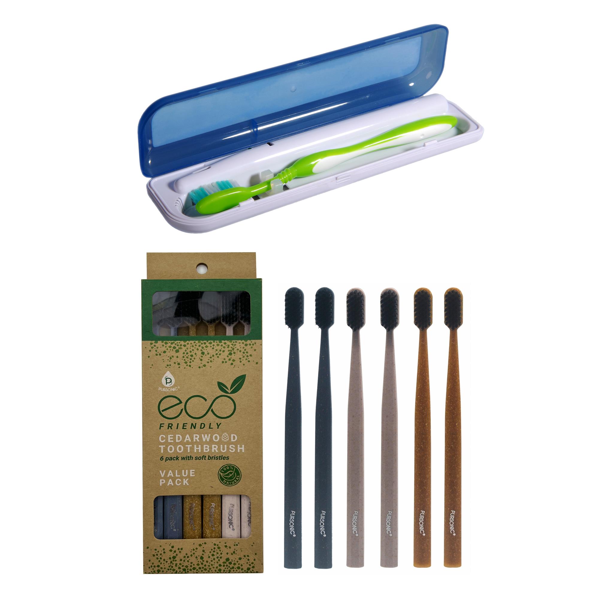 Eco-Toothbrush and Sanitize Package