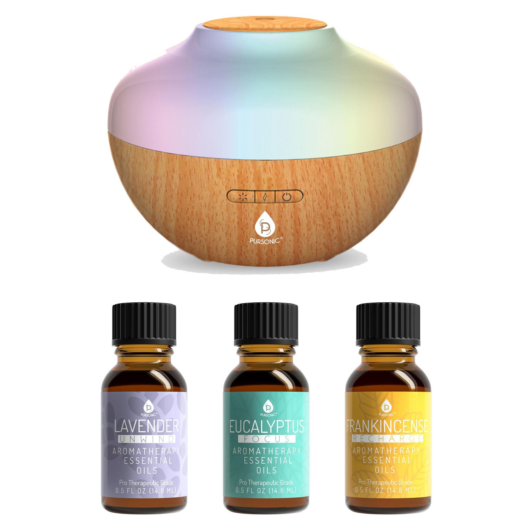 Aromatherapy Diffuser & Essential Oil Set