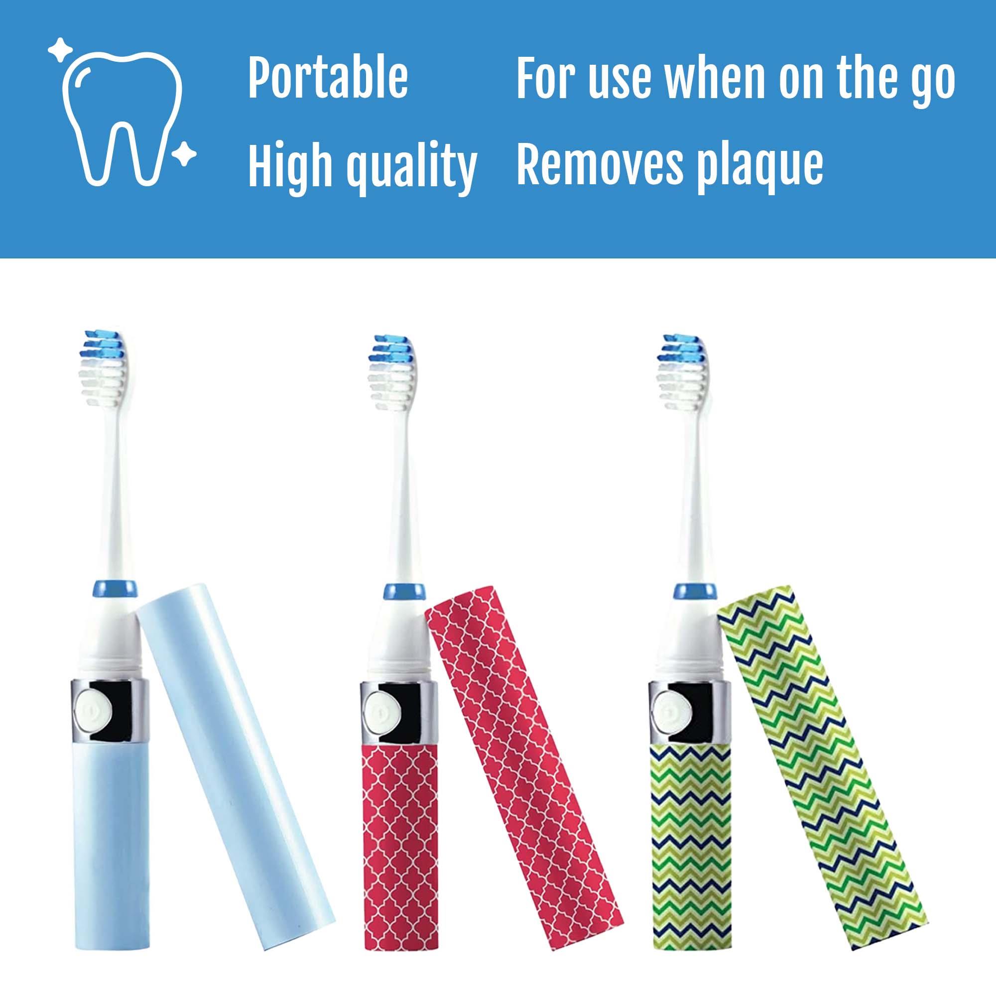 Portable Sonic Tooth Brush (Set of 3)