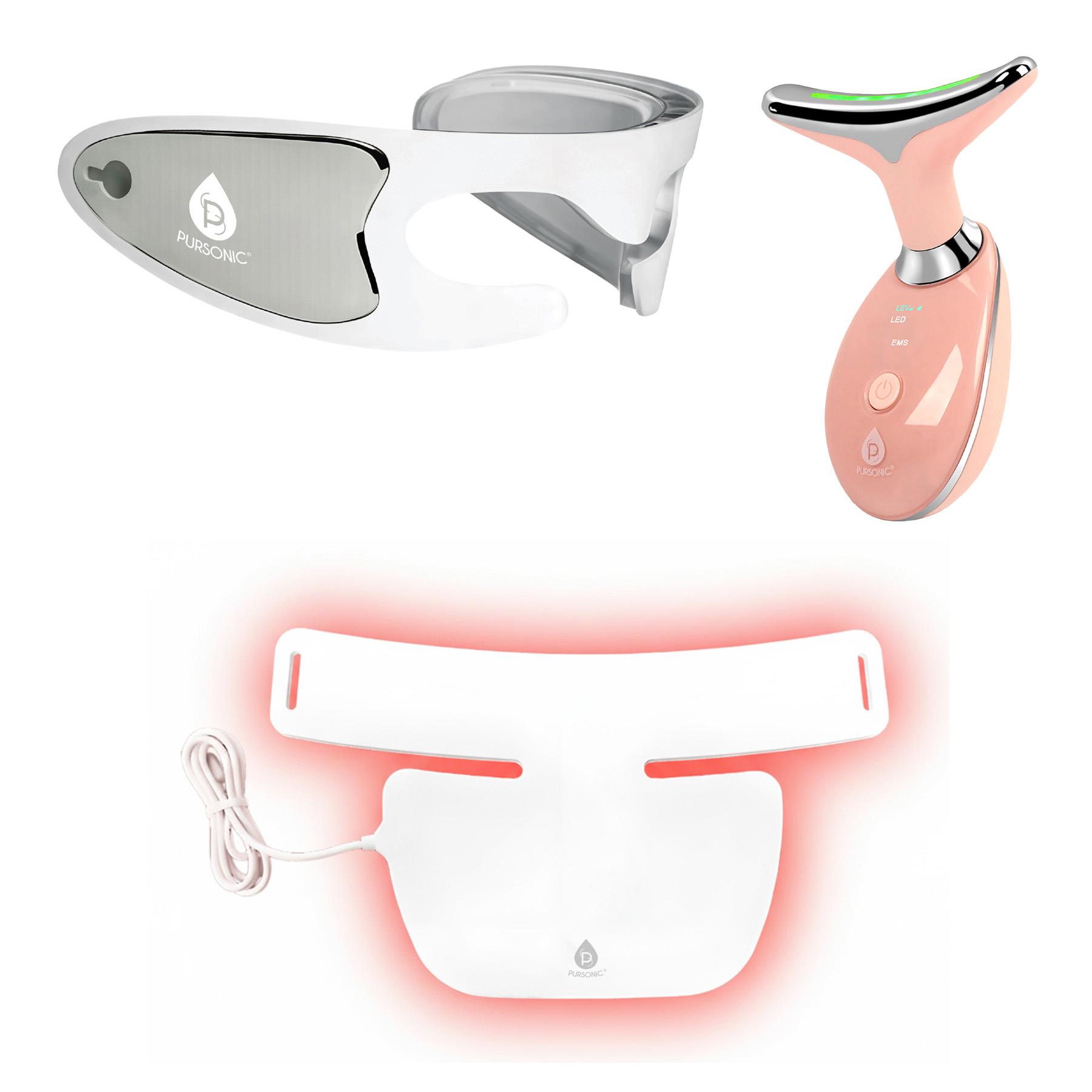 Red Light Therapy Eye Mask and Neckplate Package