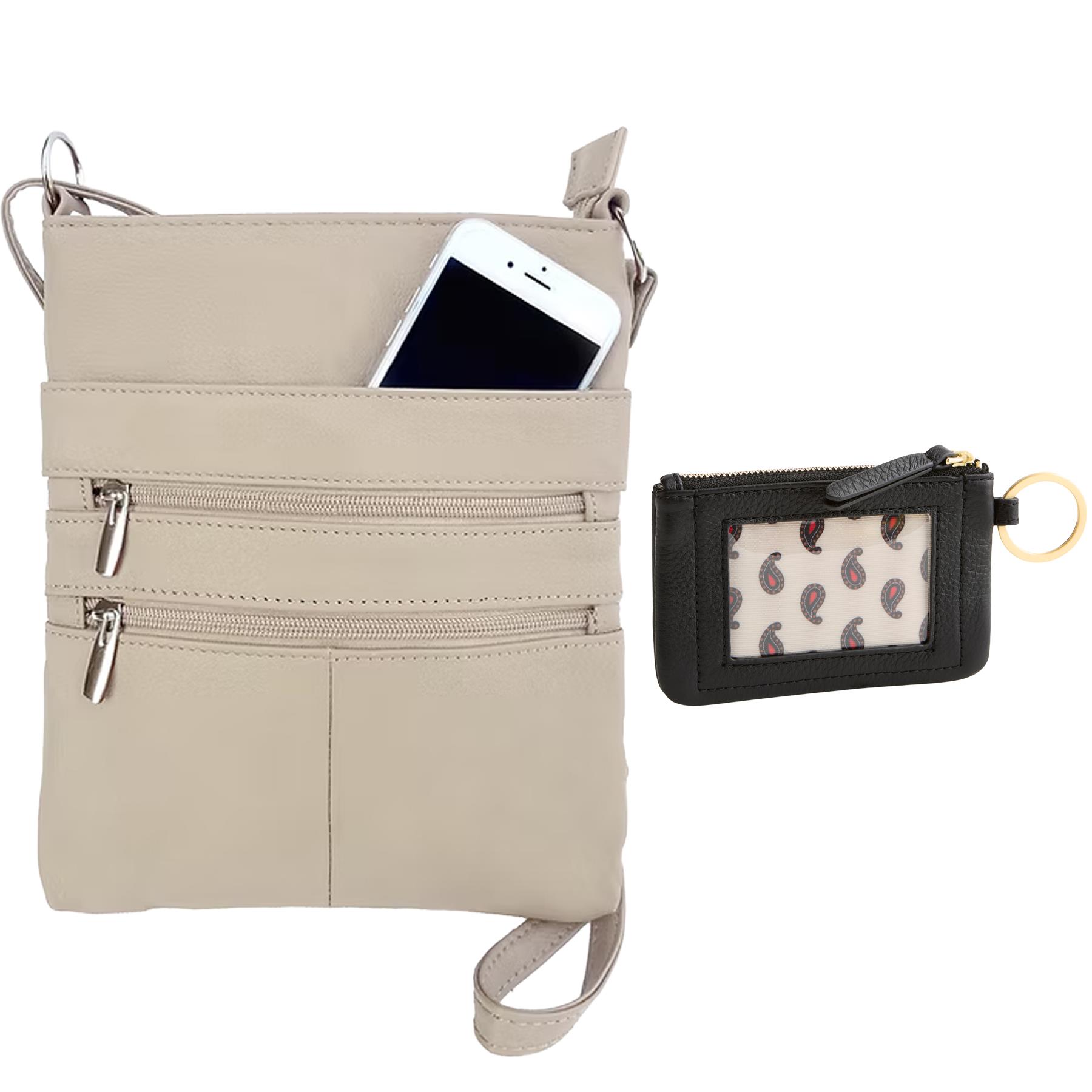 Everyday Crossbody and Zip ID Package