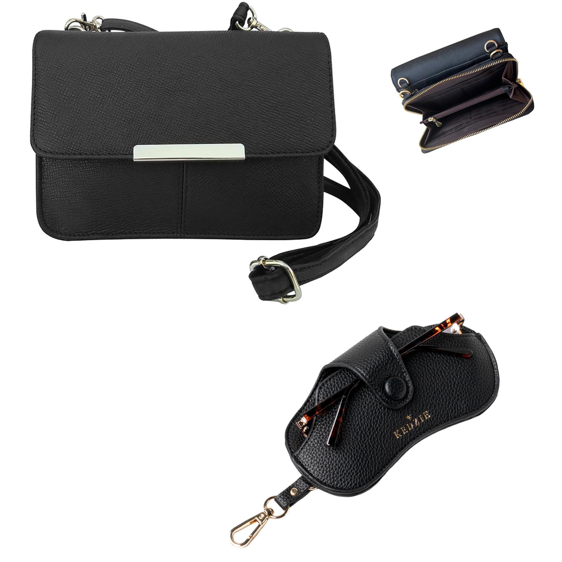 2-in-1 Crossbody with Eyeglass Case Package
