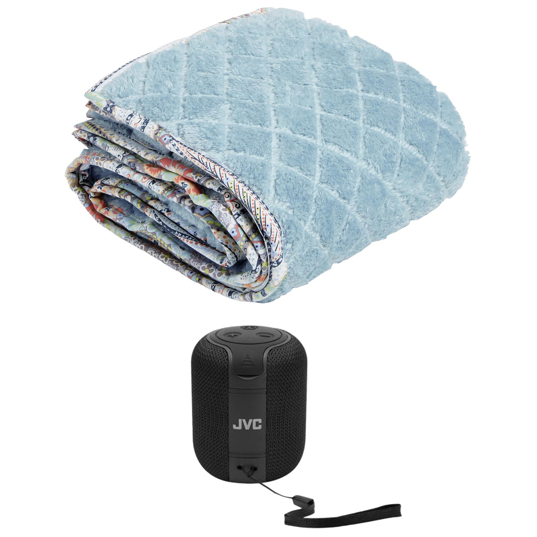 Throw and Speaker Package - Citrus Paisley