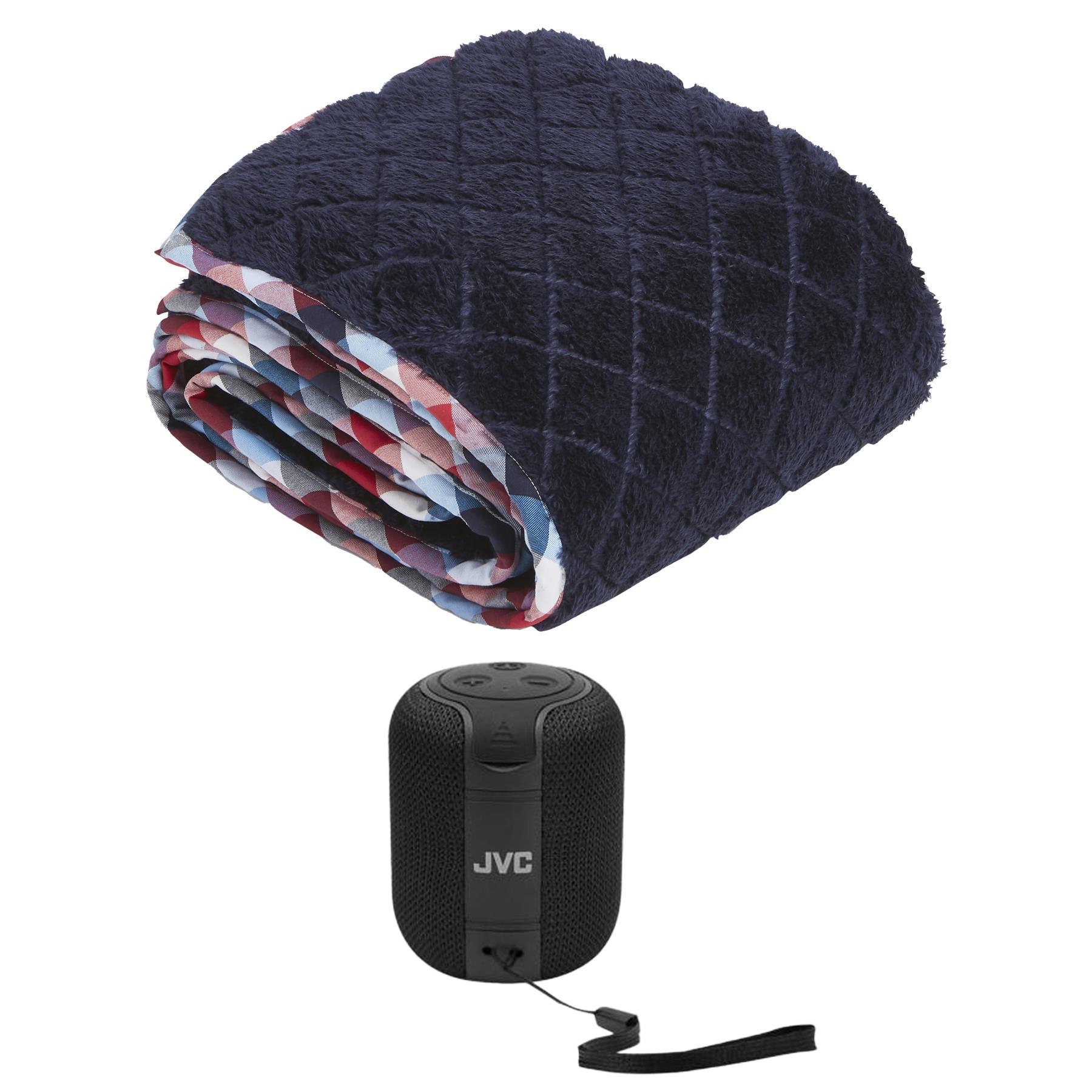Throw and Speaker Package - Patriotic Plaid